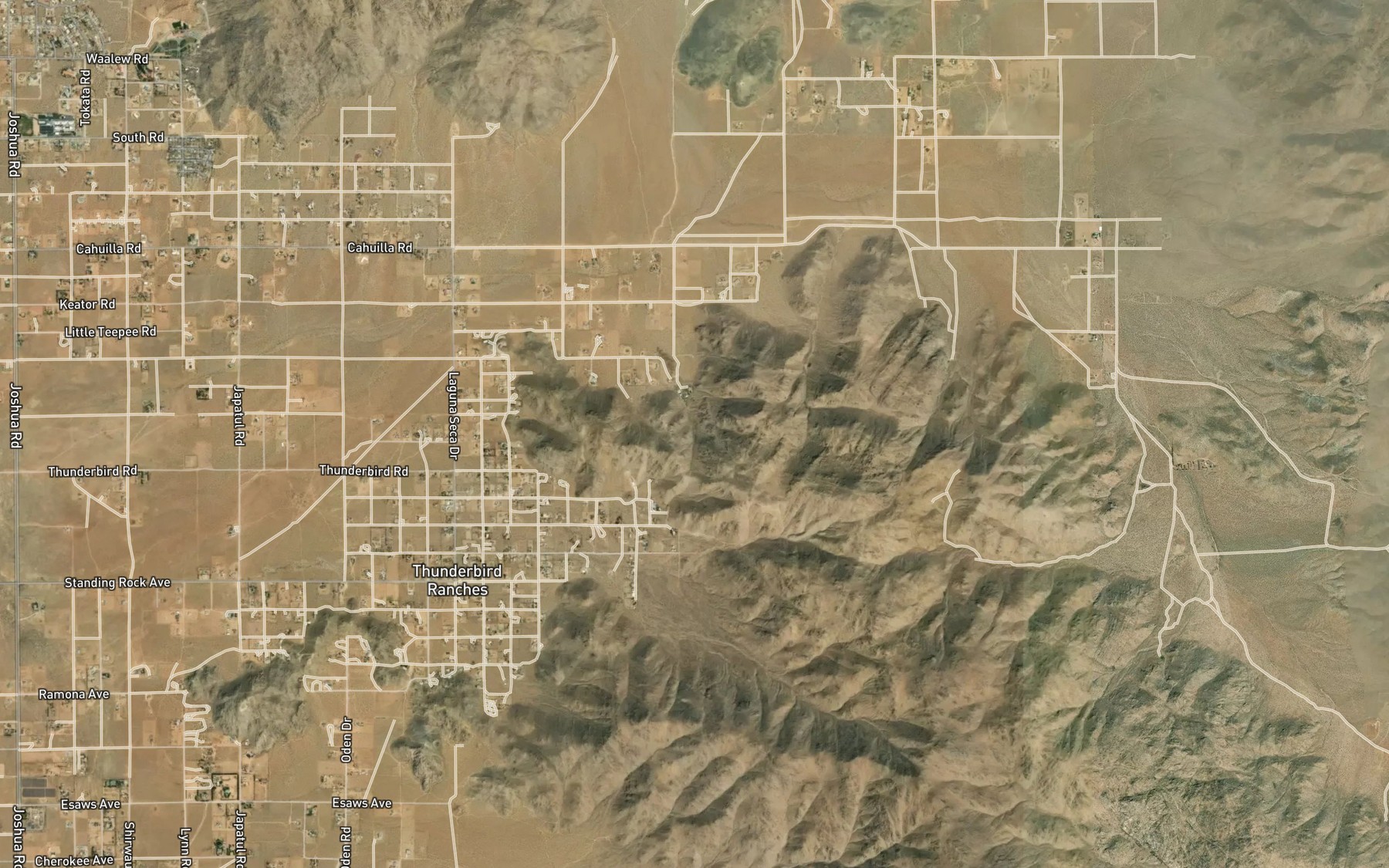 Satellite map of the McInnis Spring