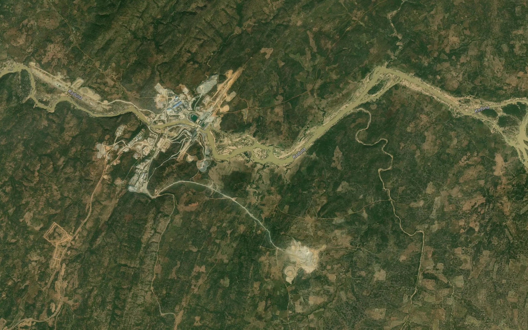 Satellite map of the River Feyi