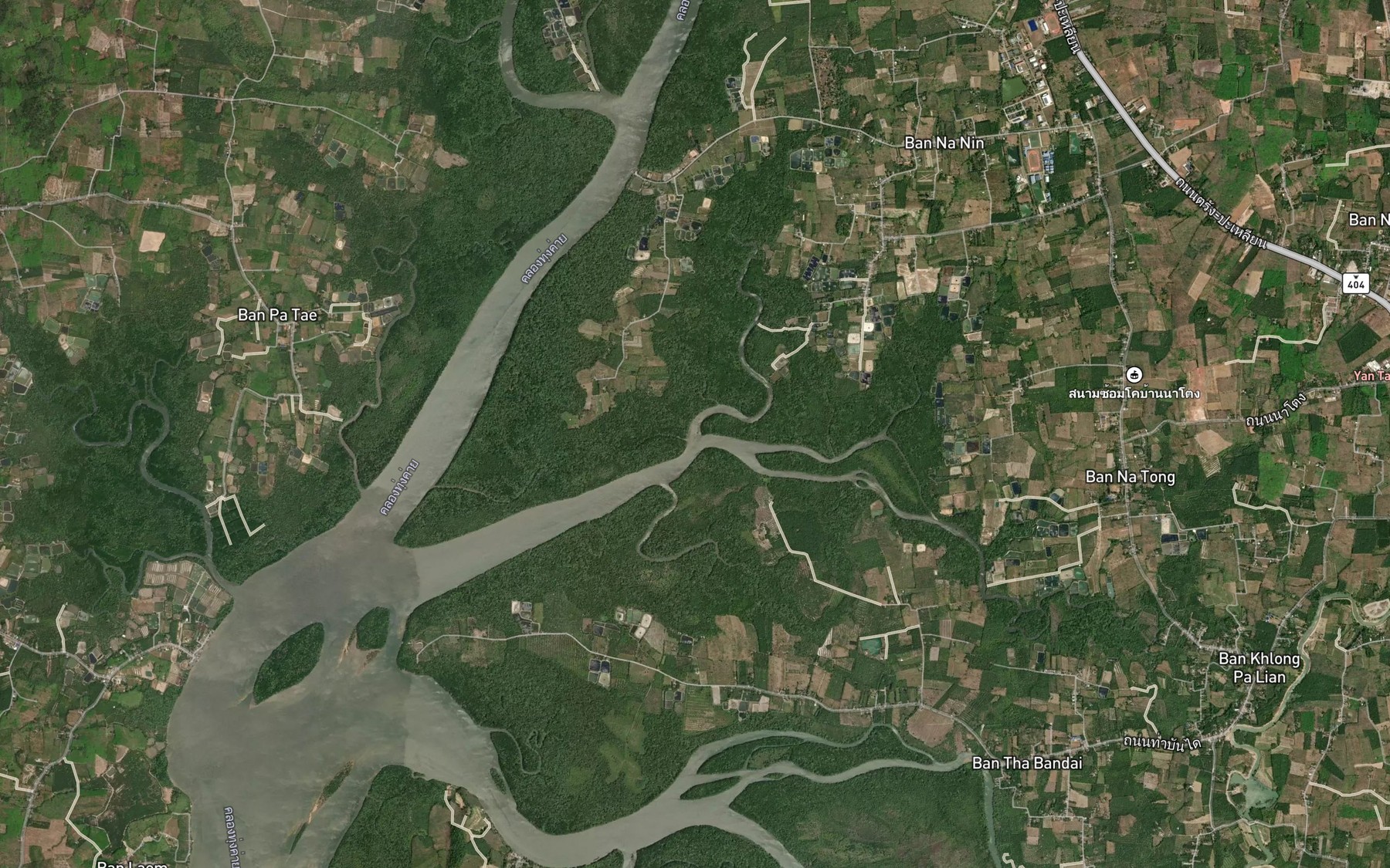 Satellite map of the Khlong Na Inthanin