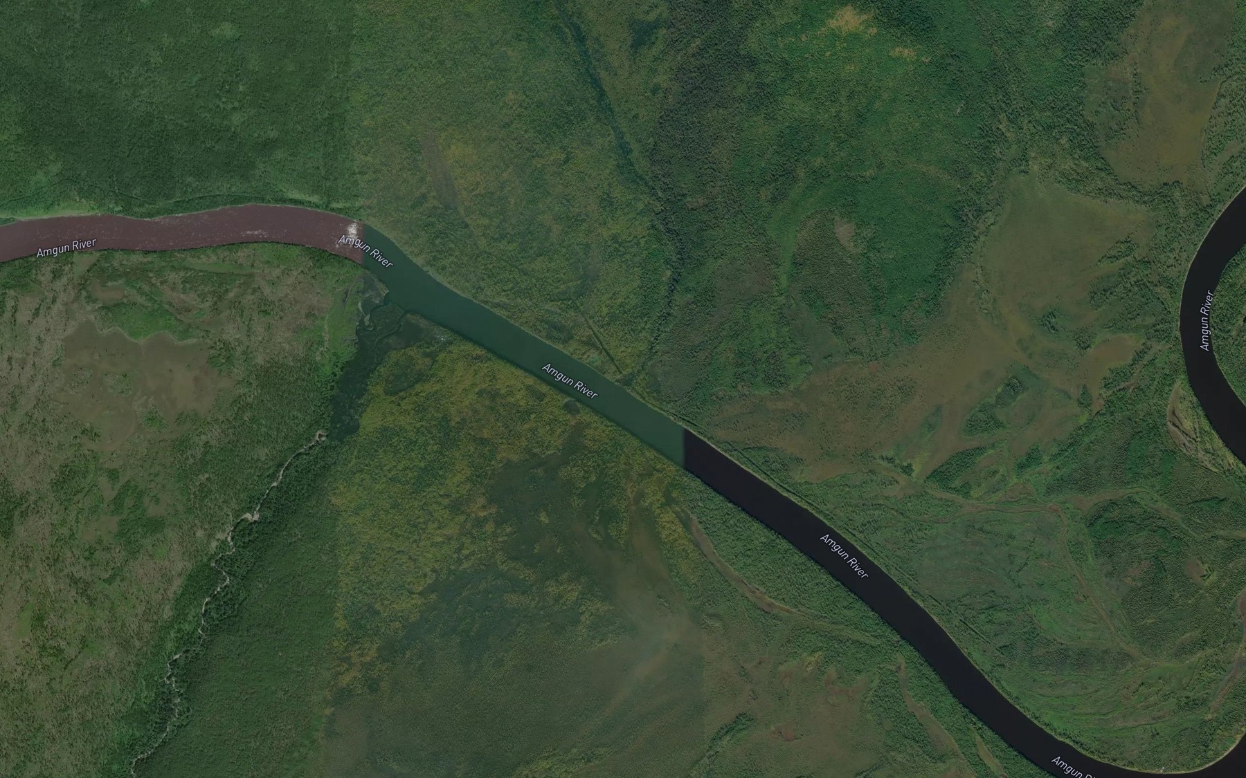 Satellite map of the Zazayevo