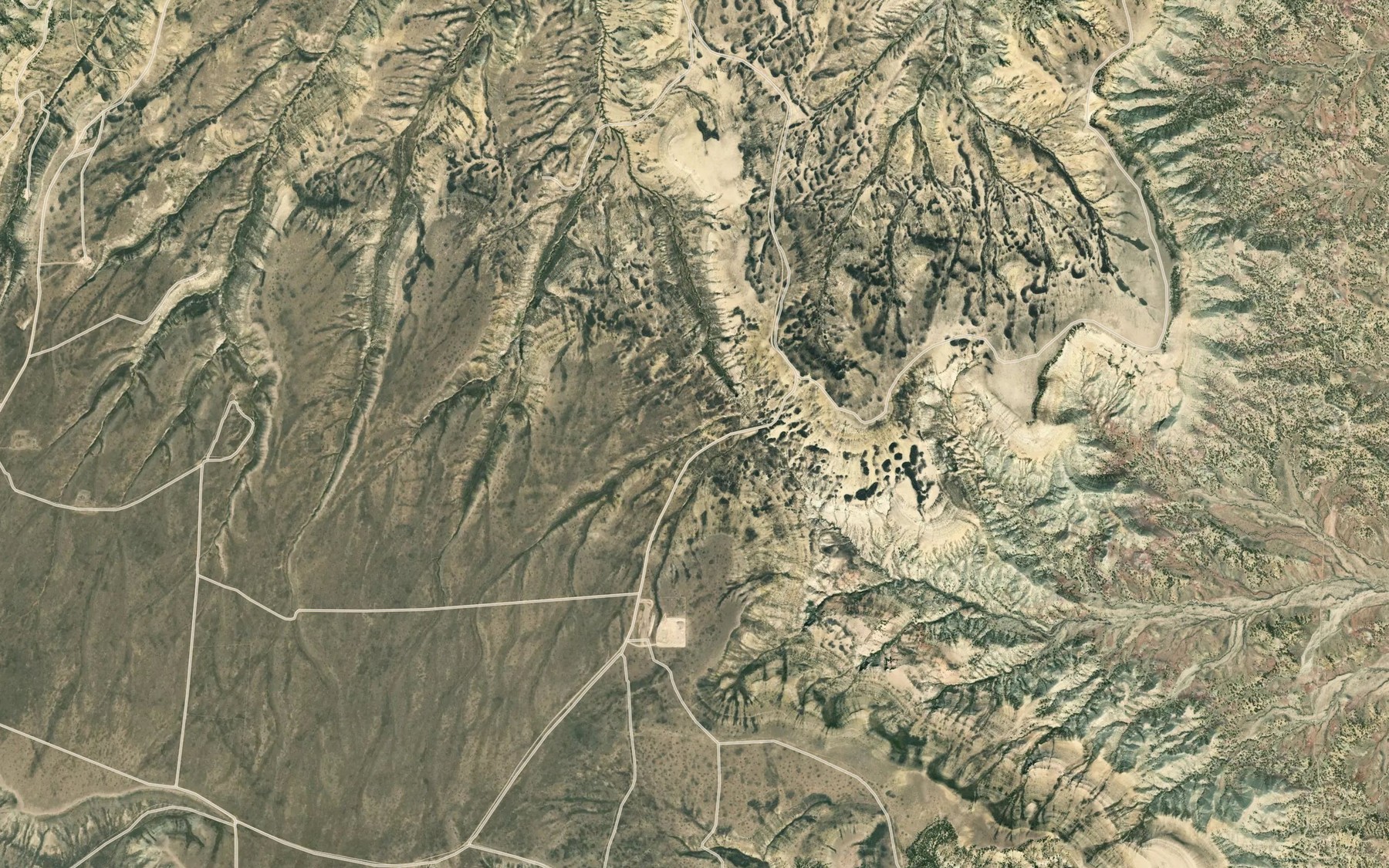 Satellite map of the Reservoir Spring