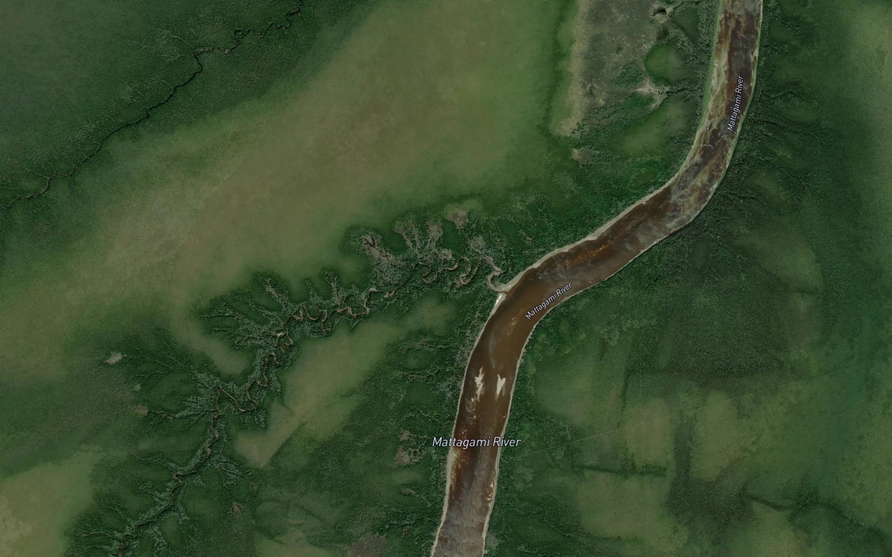 Satellite map of the Rapley Creek