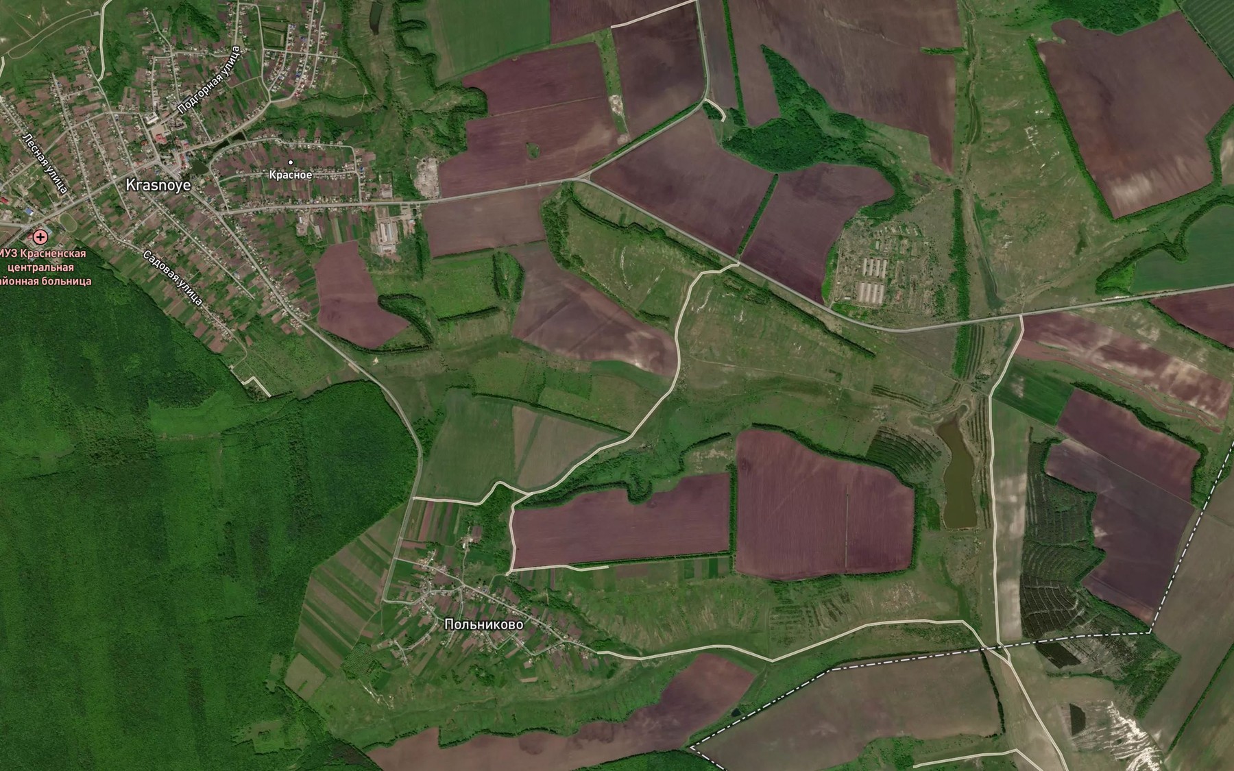 Satellite map of the Balka Livinskaya
