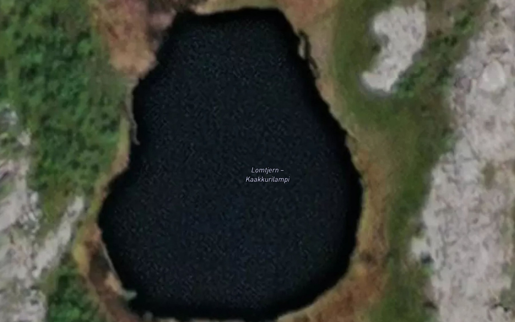 Satellite map of the Kaakkurilampi