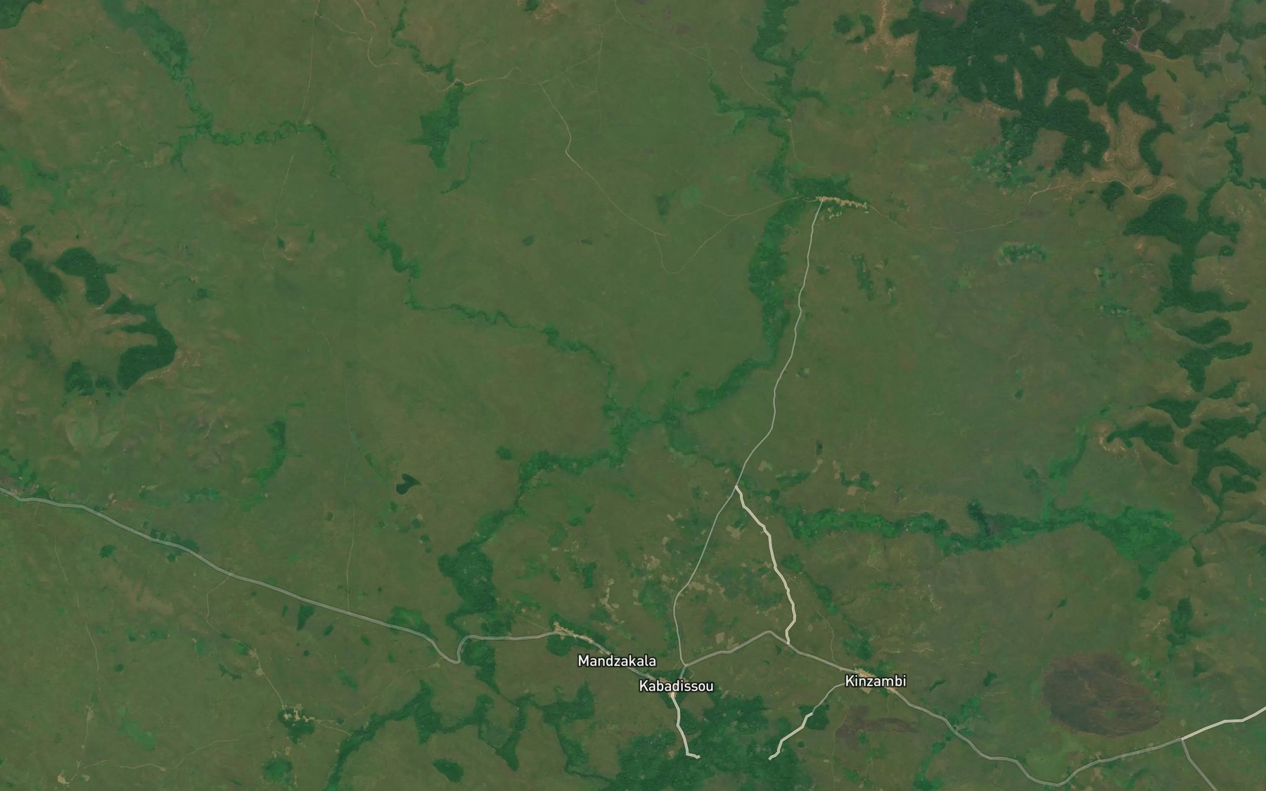 Satellite map of the Misanga