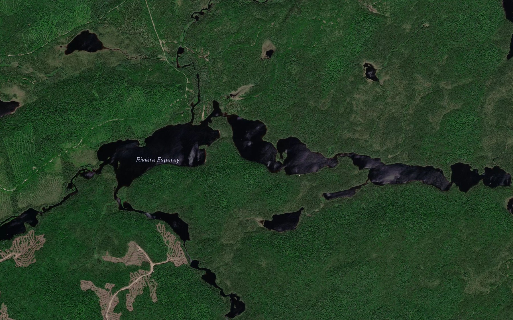 Satellite map of the Lac Otis