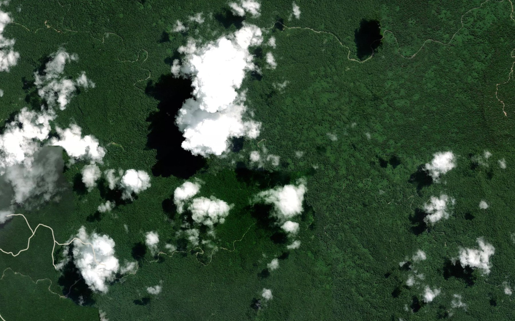 Satellite map of the Sungai Inaran