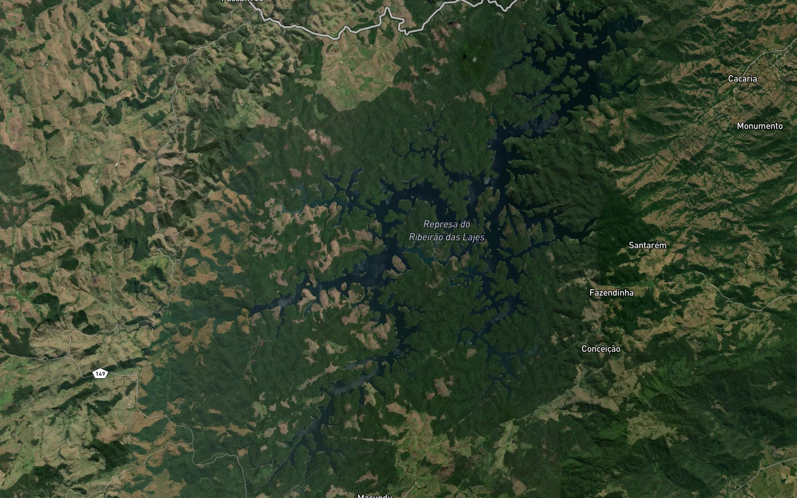 Reservatorio da Represa do Ribeirao das Lajes