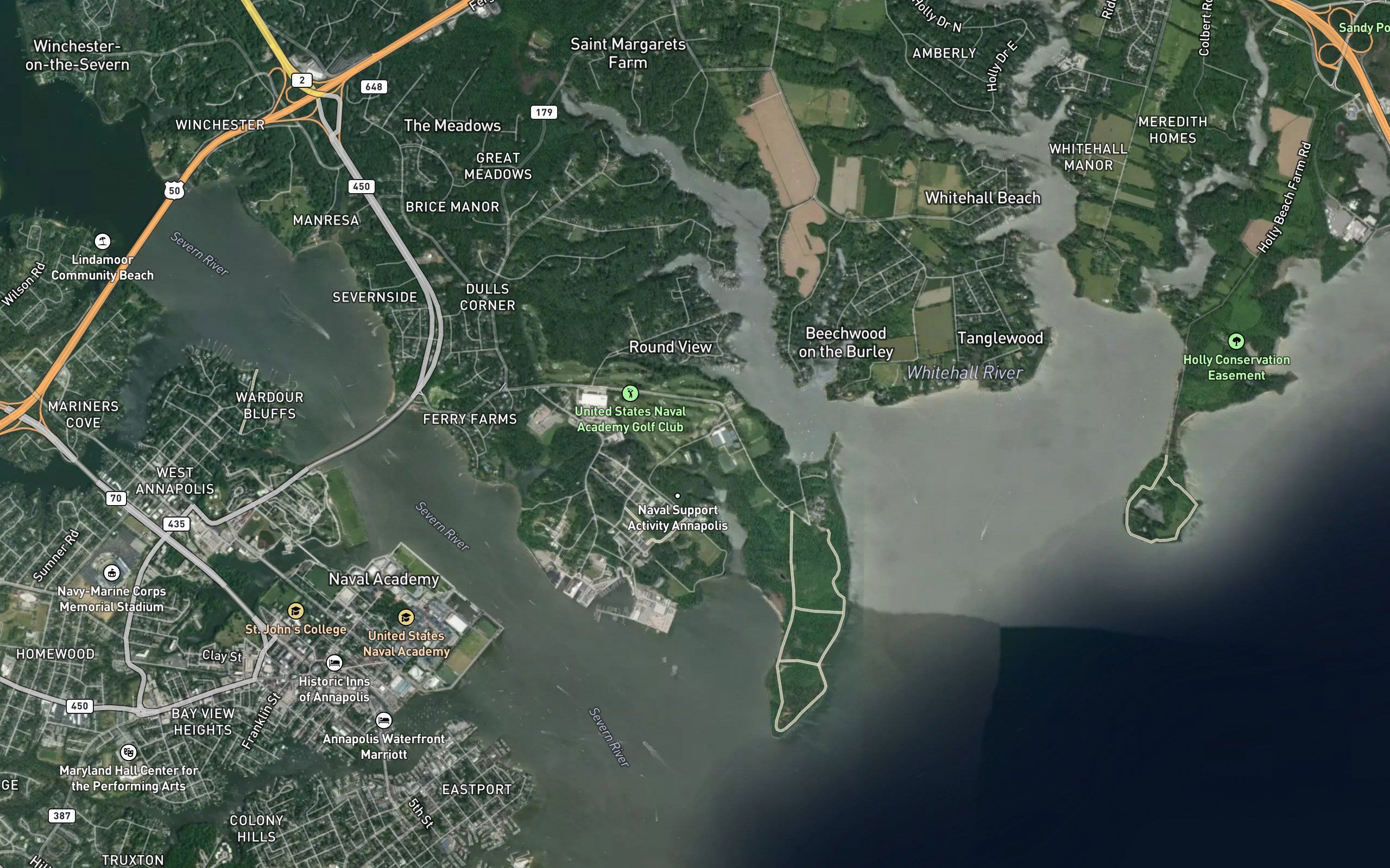 Naval Academy Golf Course Pond