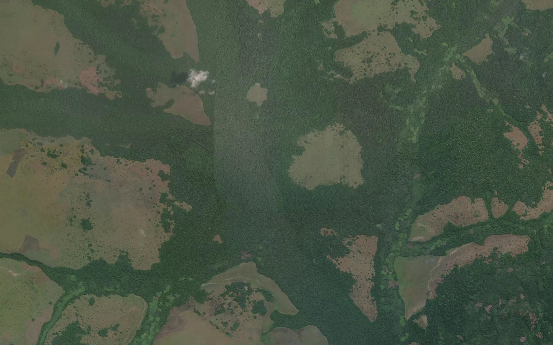 Satellite map of the Lambule