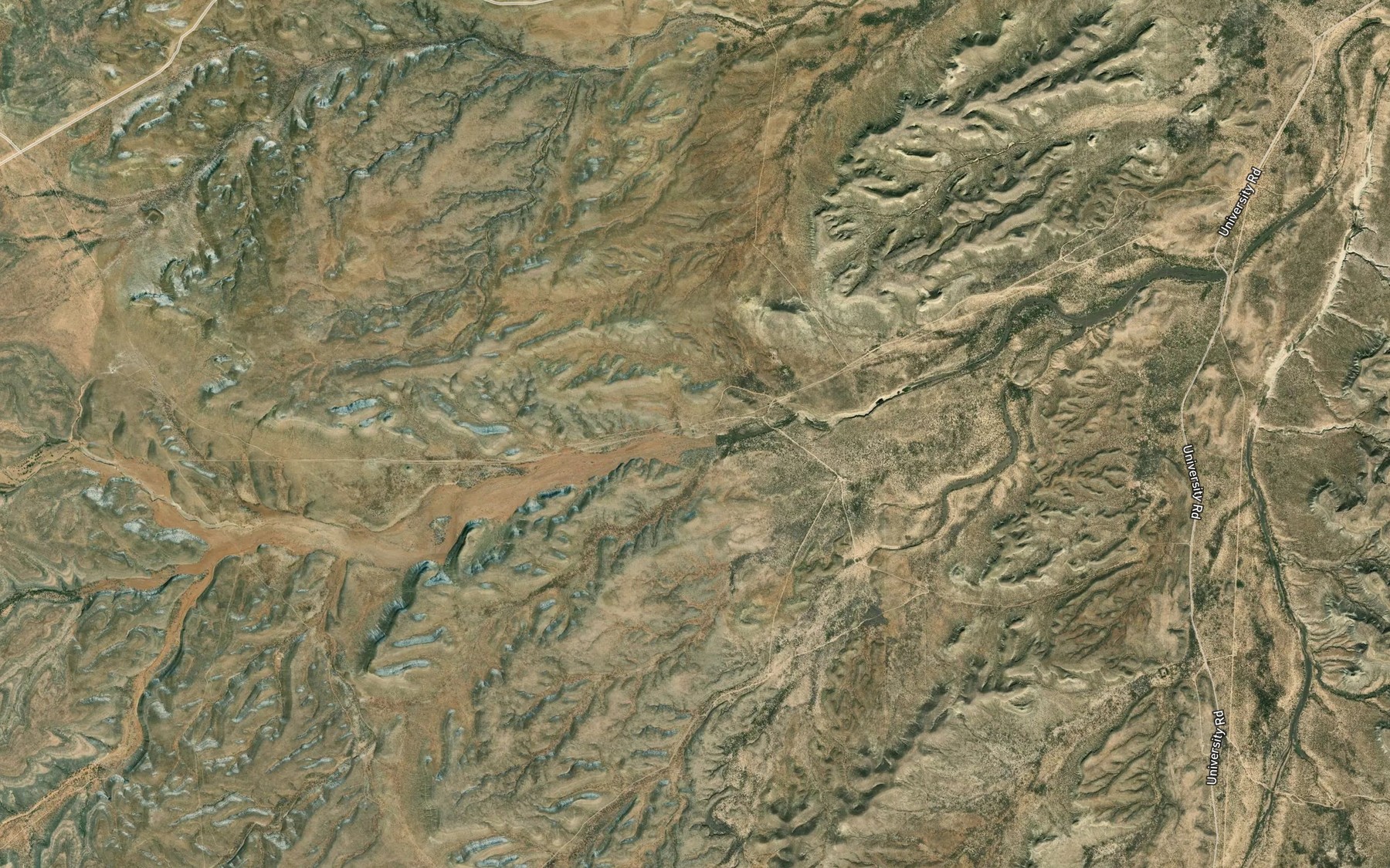 Satellite map of the White Tank