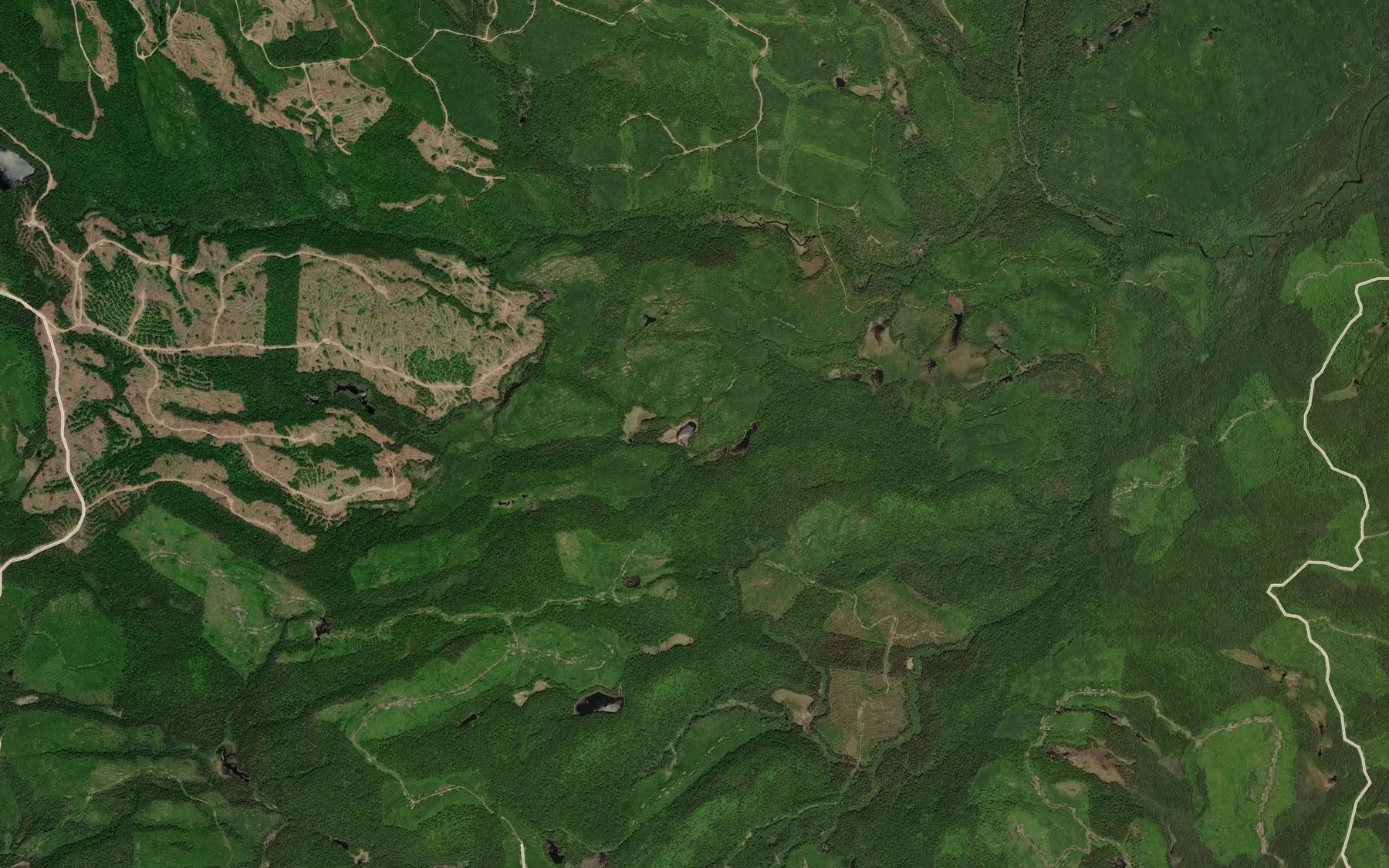 Satellite map of the Lac du Rameau Leger