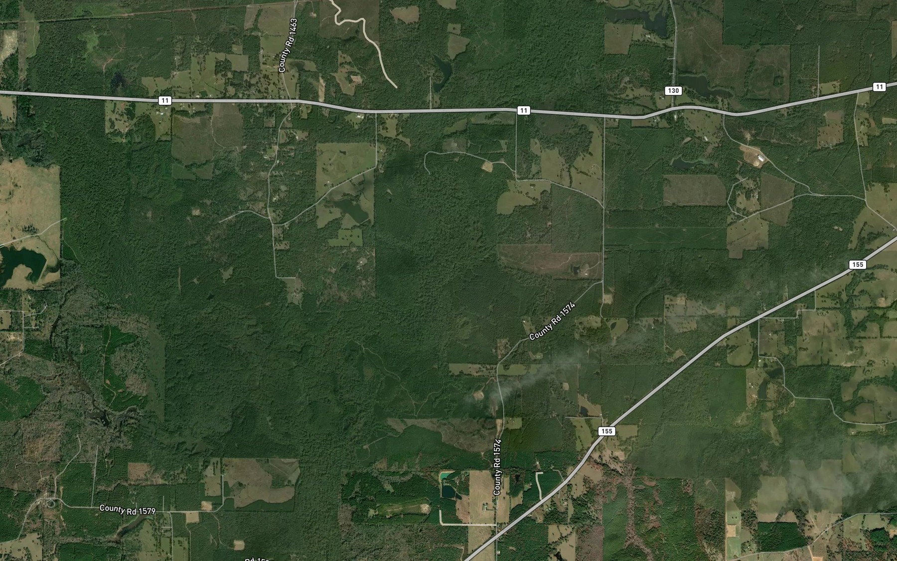 Satellite map of the Cypress Branch