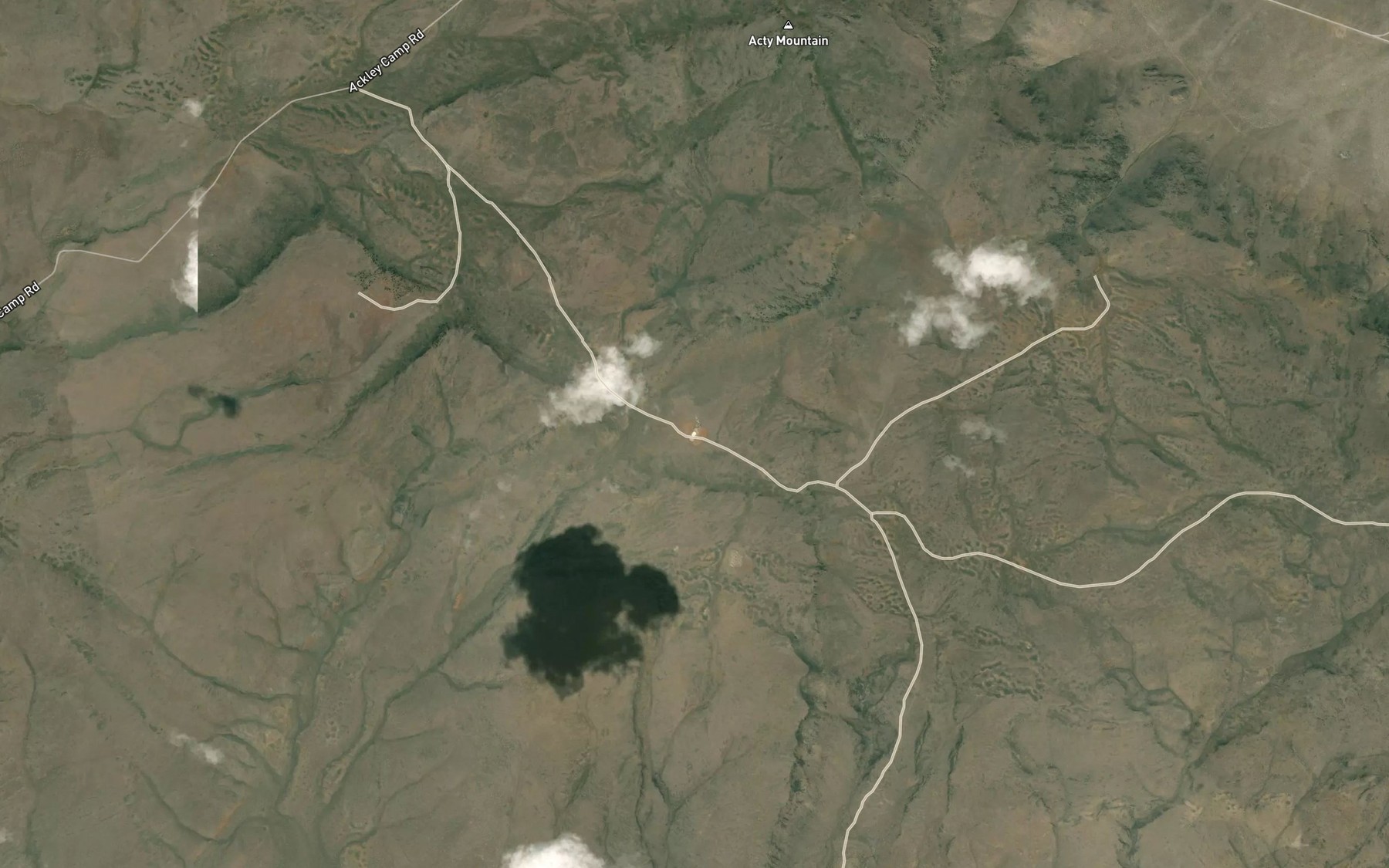 Satellite map of the Rastus Waterhole