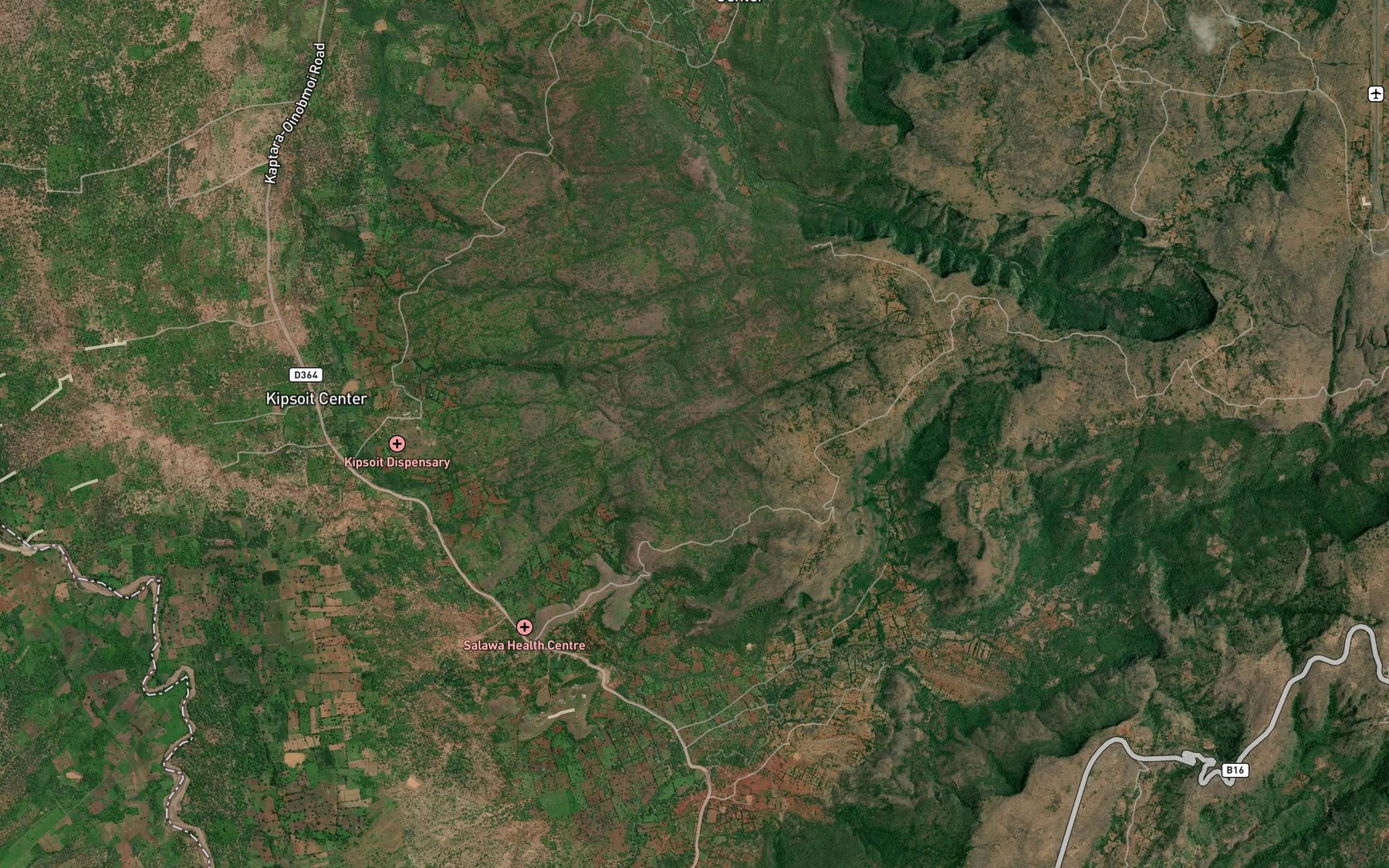 Satellite map of the Eron
