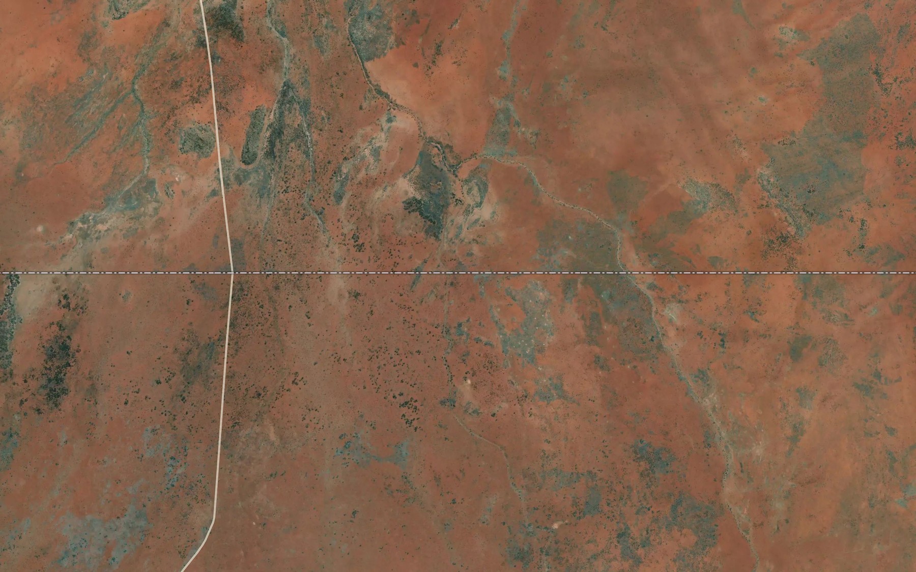 Satellite map of the Wide Gum Creek