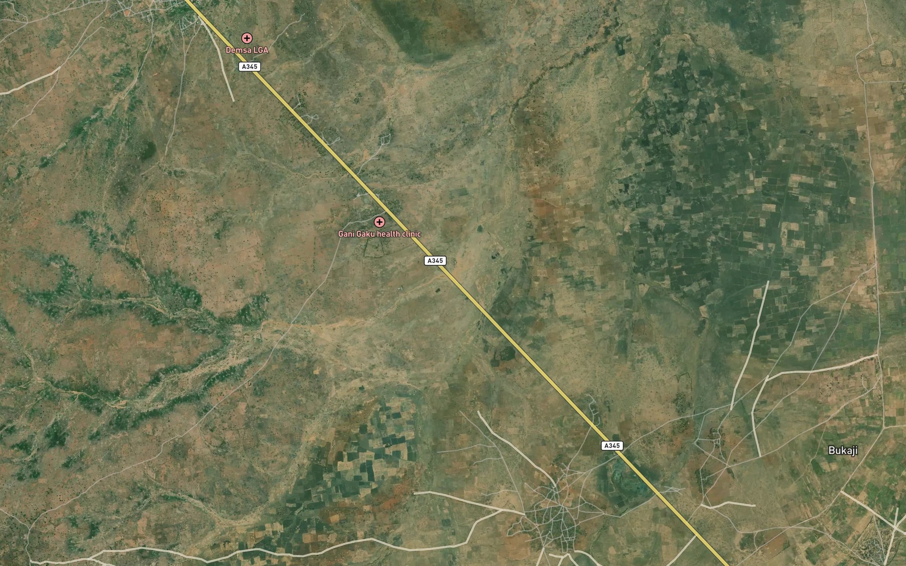 Satellite map of the Mayel Kojole