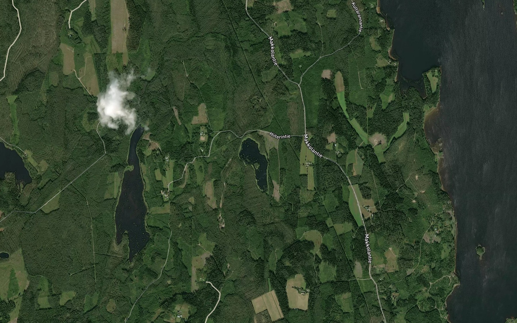 Satellite map of the Haisevanlampi