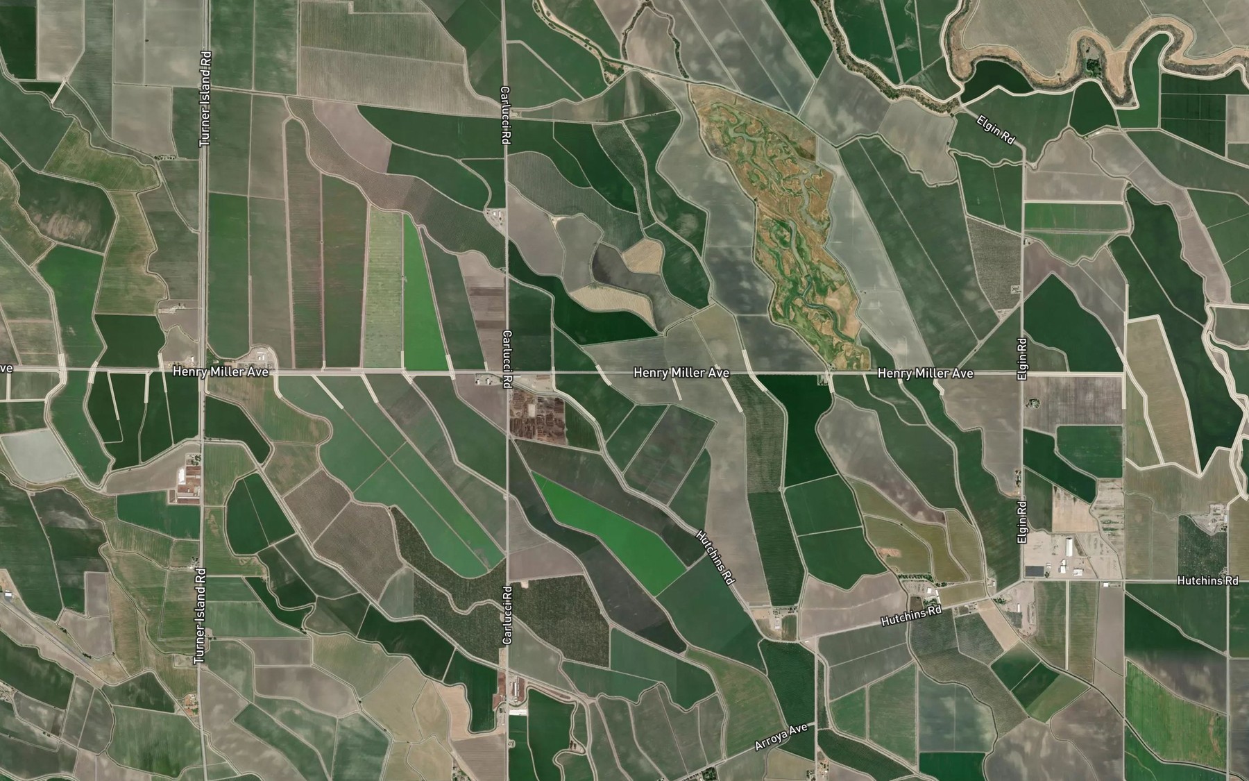 Satellite map of the West San Juan Drain Number One