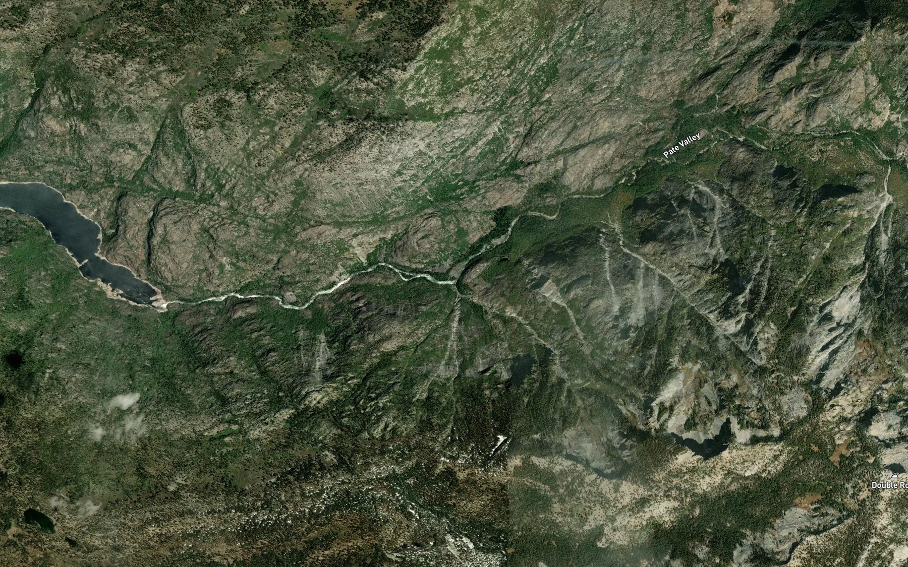 Satellite map of the Morrison Creek
