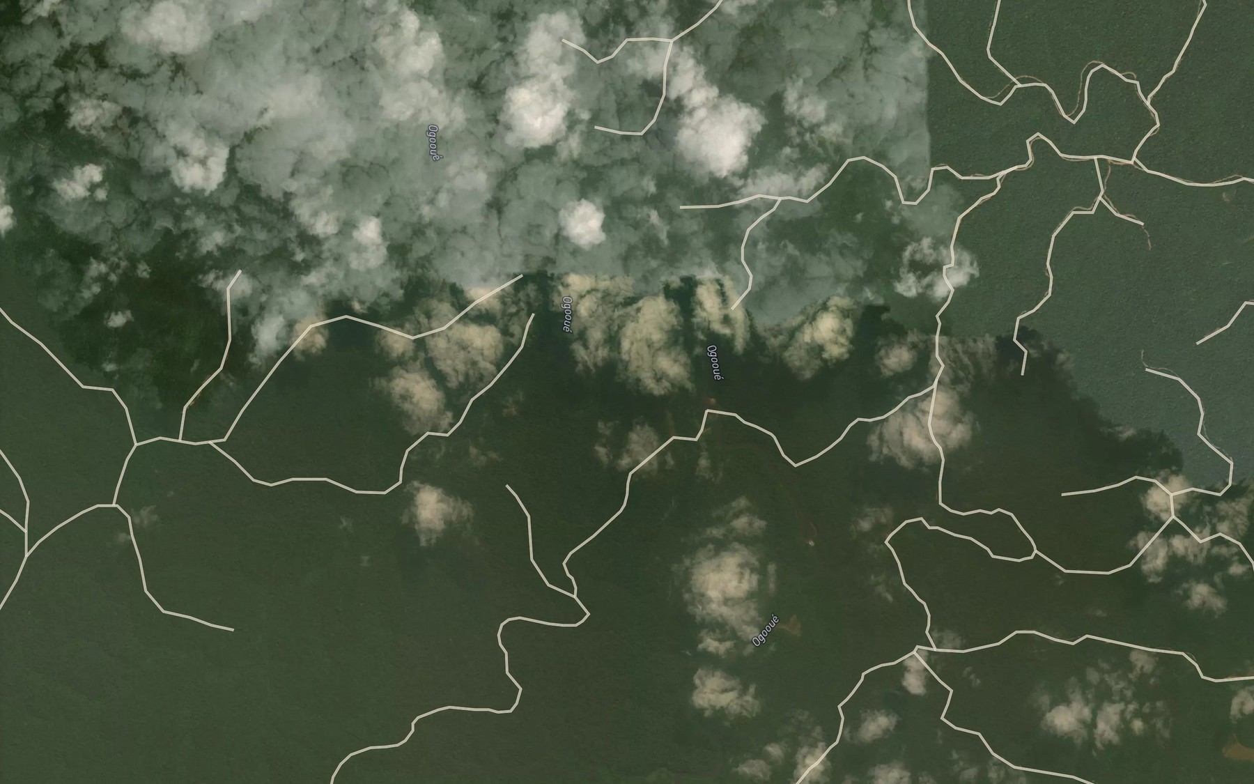 Satellite map of the Kouala