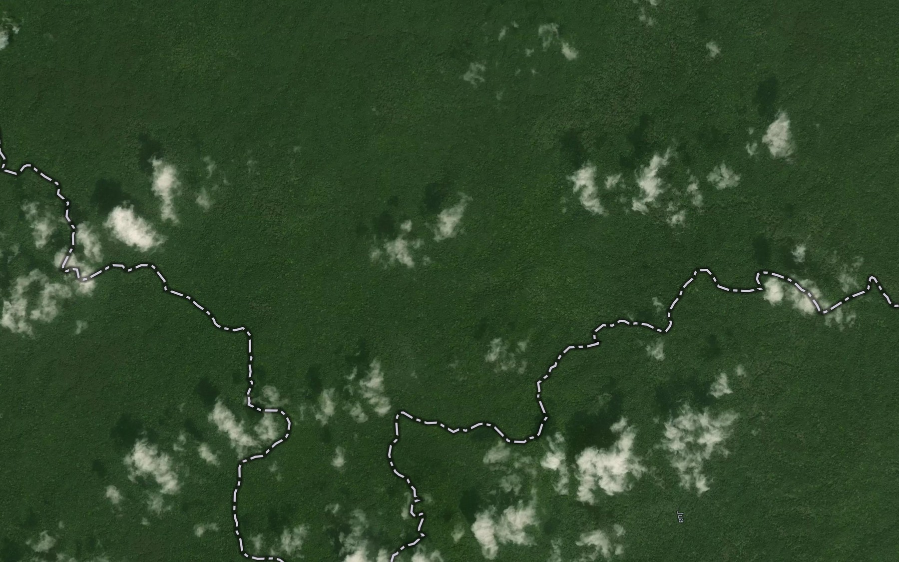 Satellite map of the Joua