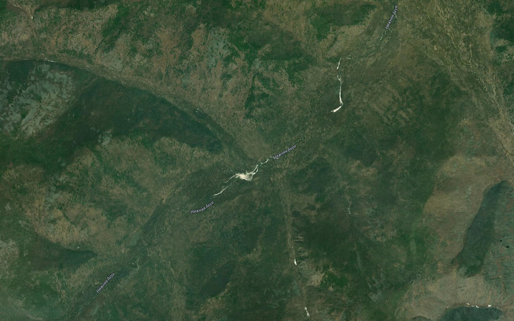 Satellite map of the Burultuy
