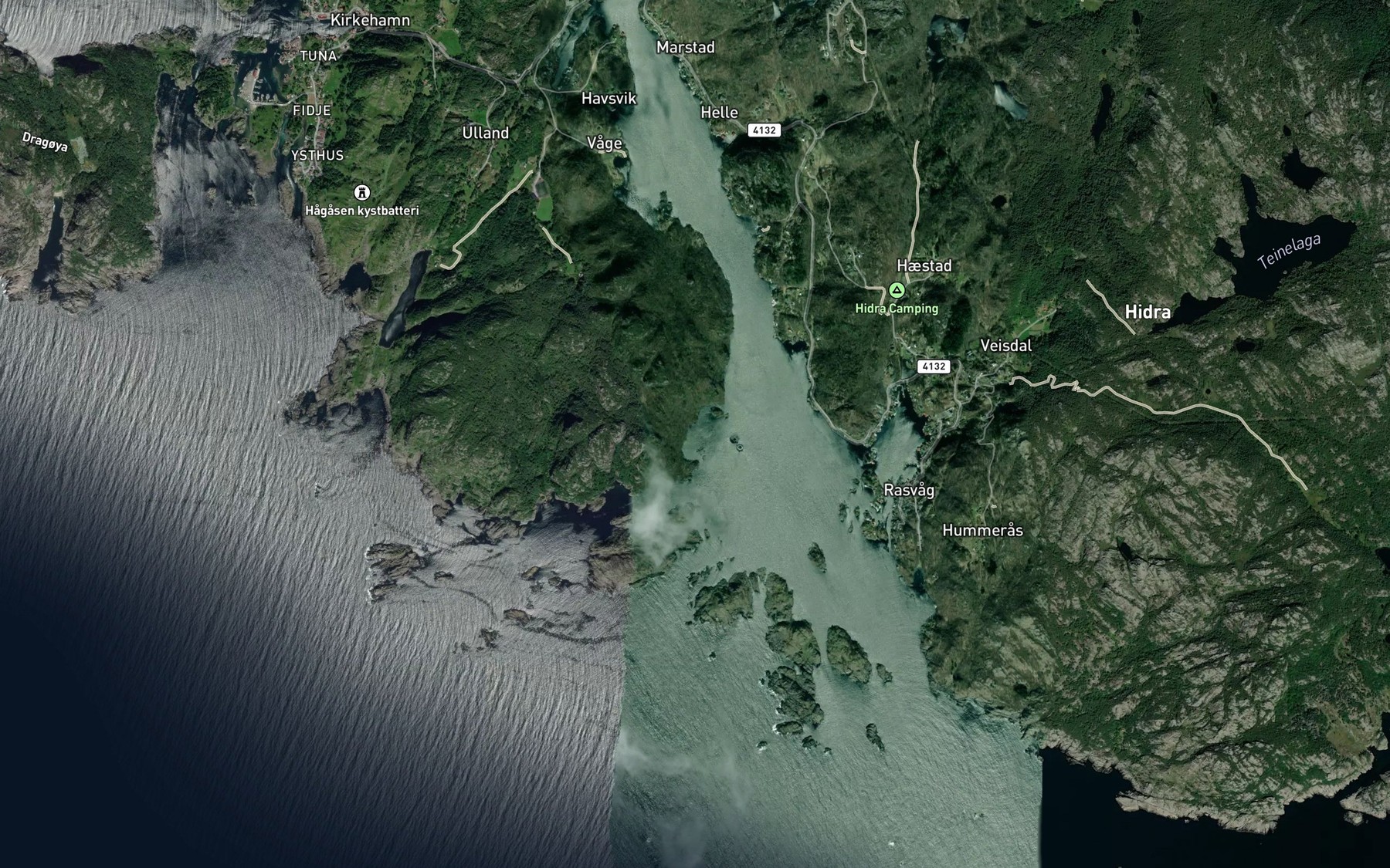 Satellite map of the Breidlia