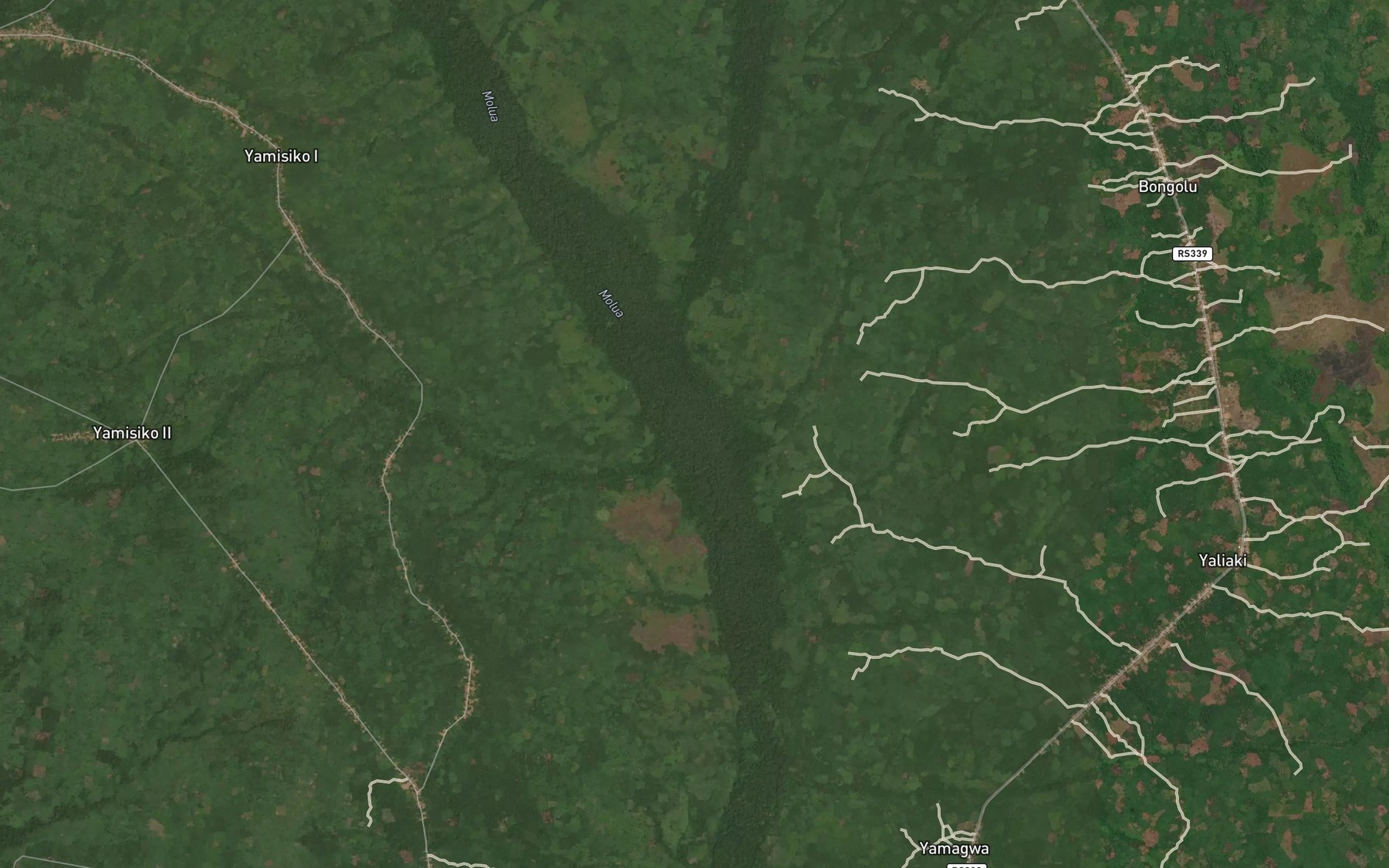 Satellite map of the Motua