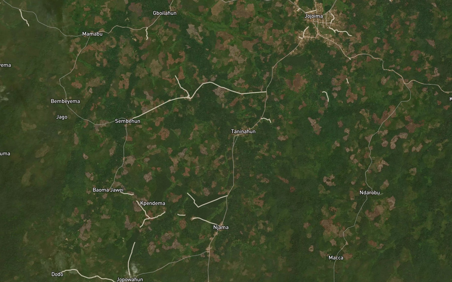 Satellite map of the Kinpdi