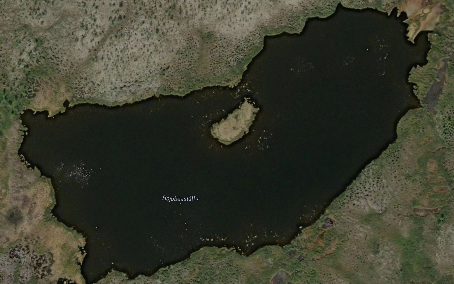 Satellite map of the Bojobeaslattu