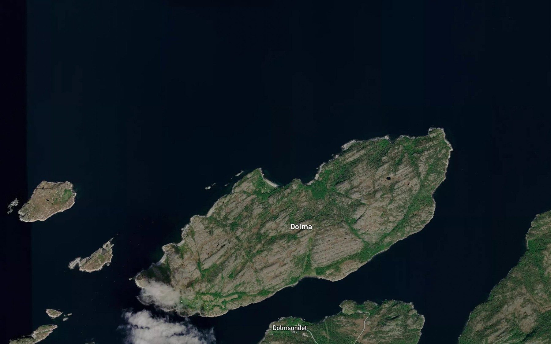 Satellite map of the Vattavika