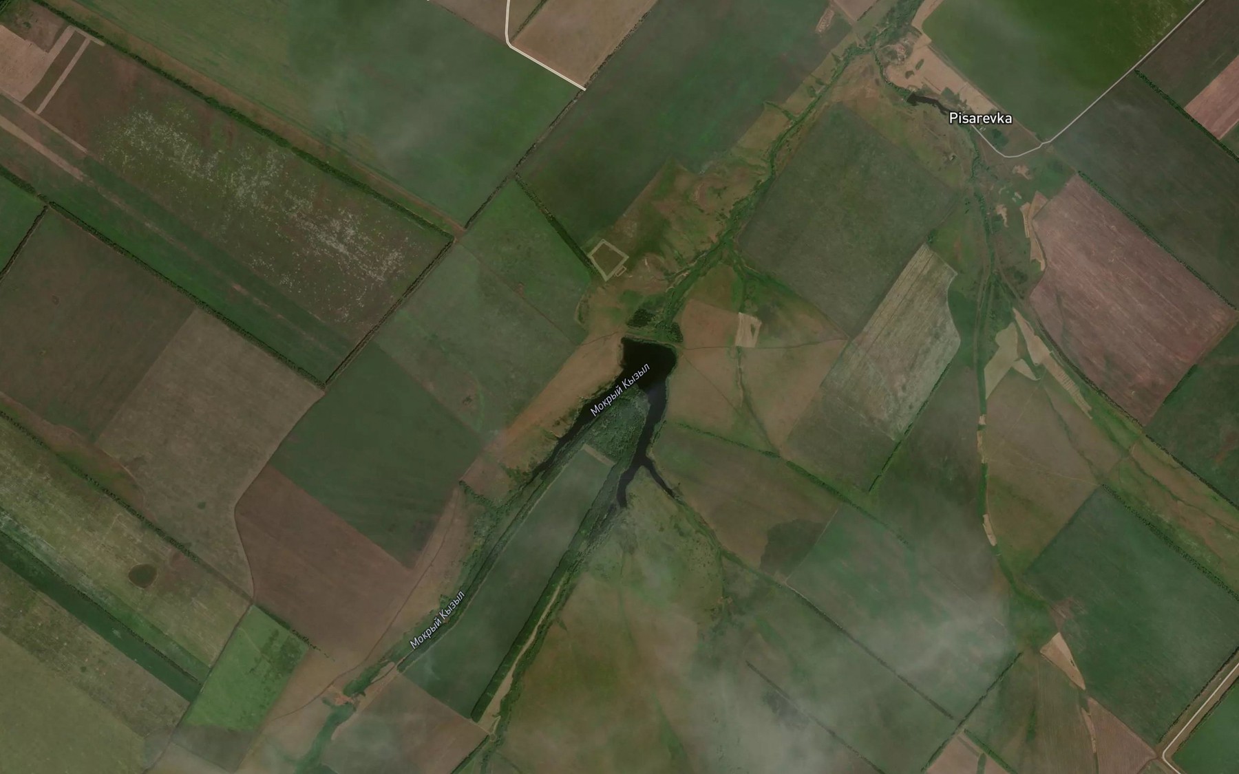 Satellite map of the Kyzylyul