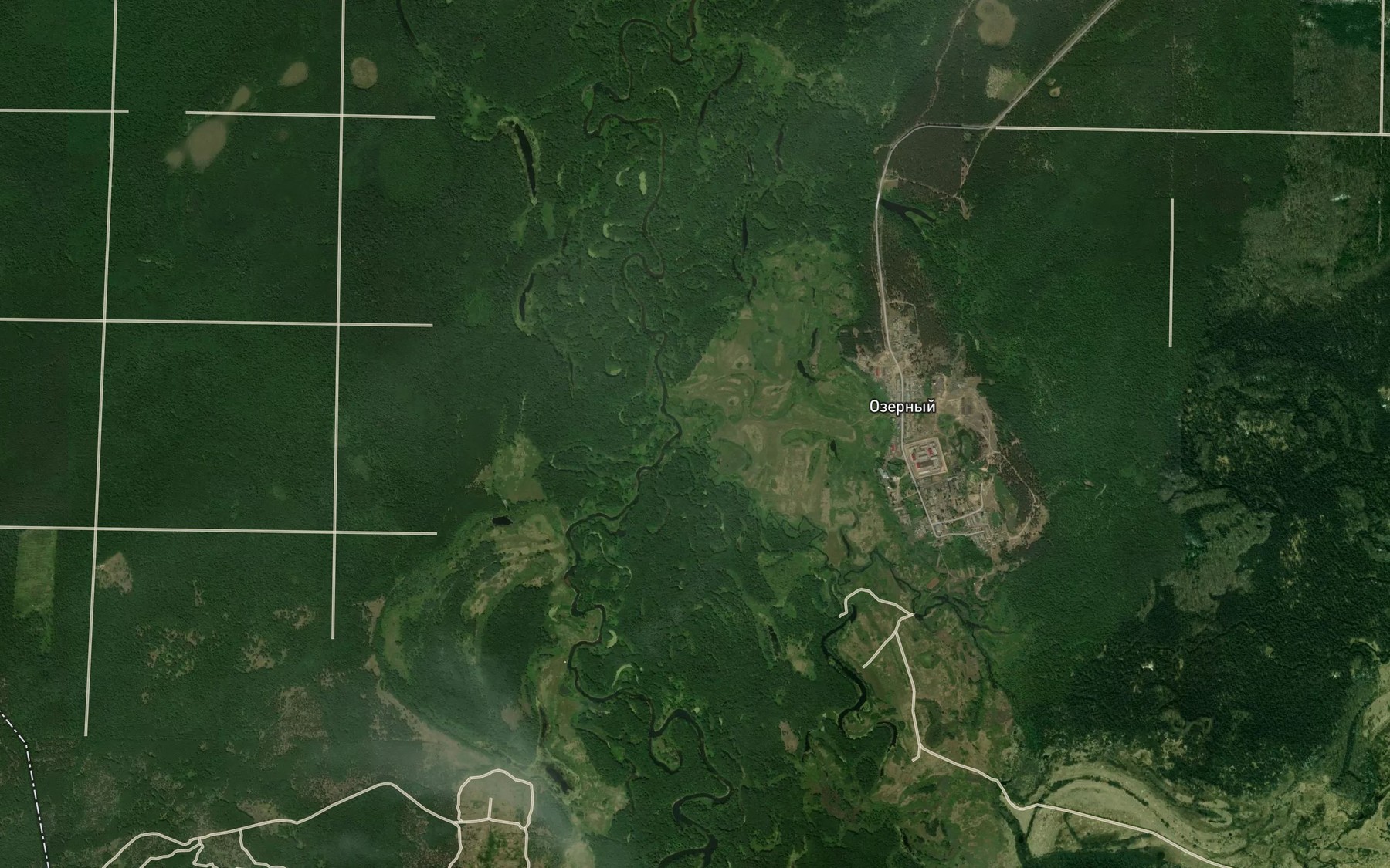 Satellite map of the Yavas
