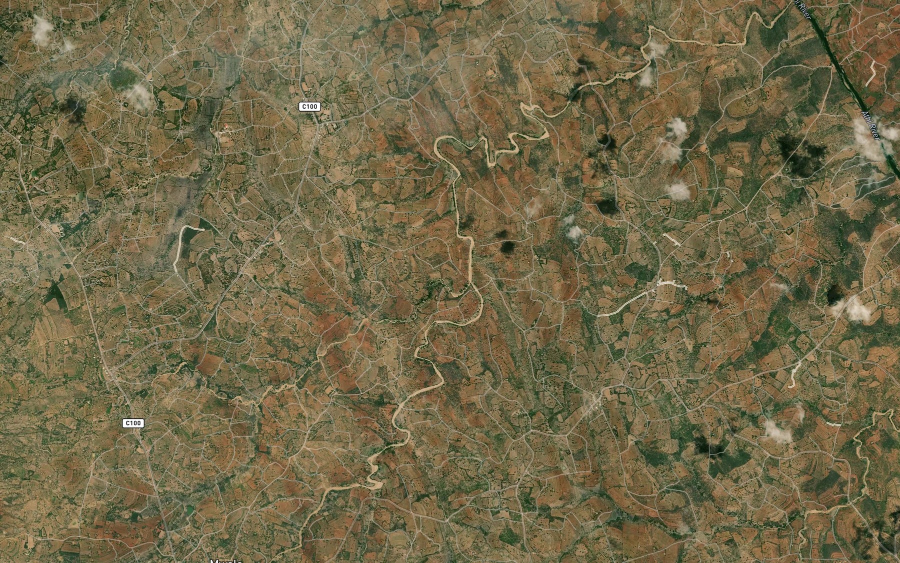 Satellite map of the Makwane