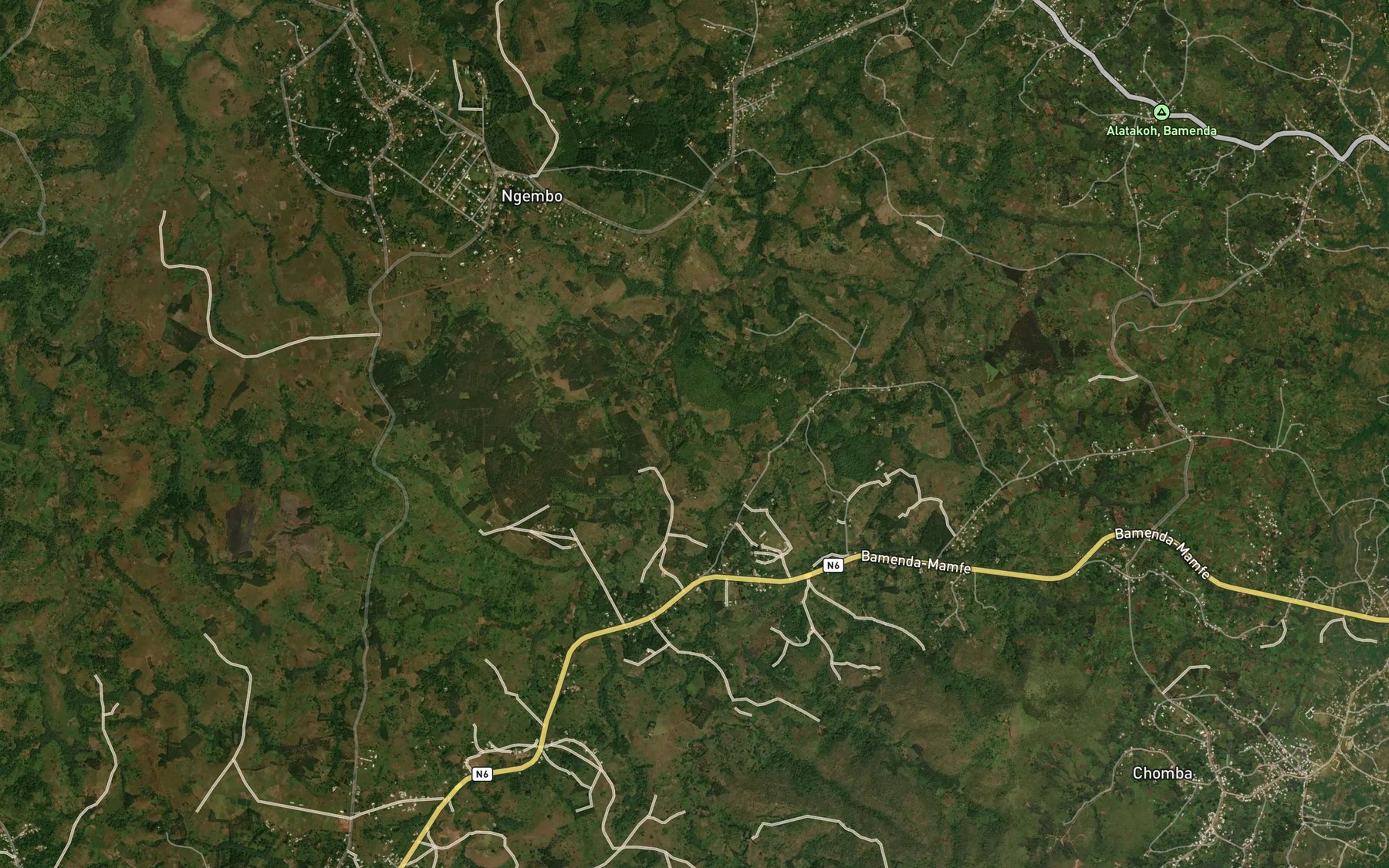 Satellite map of the Baba