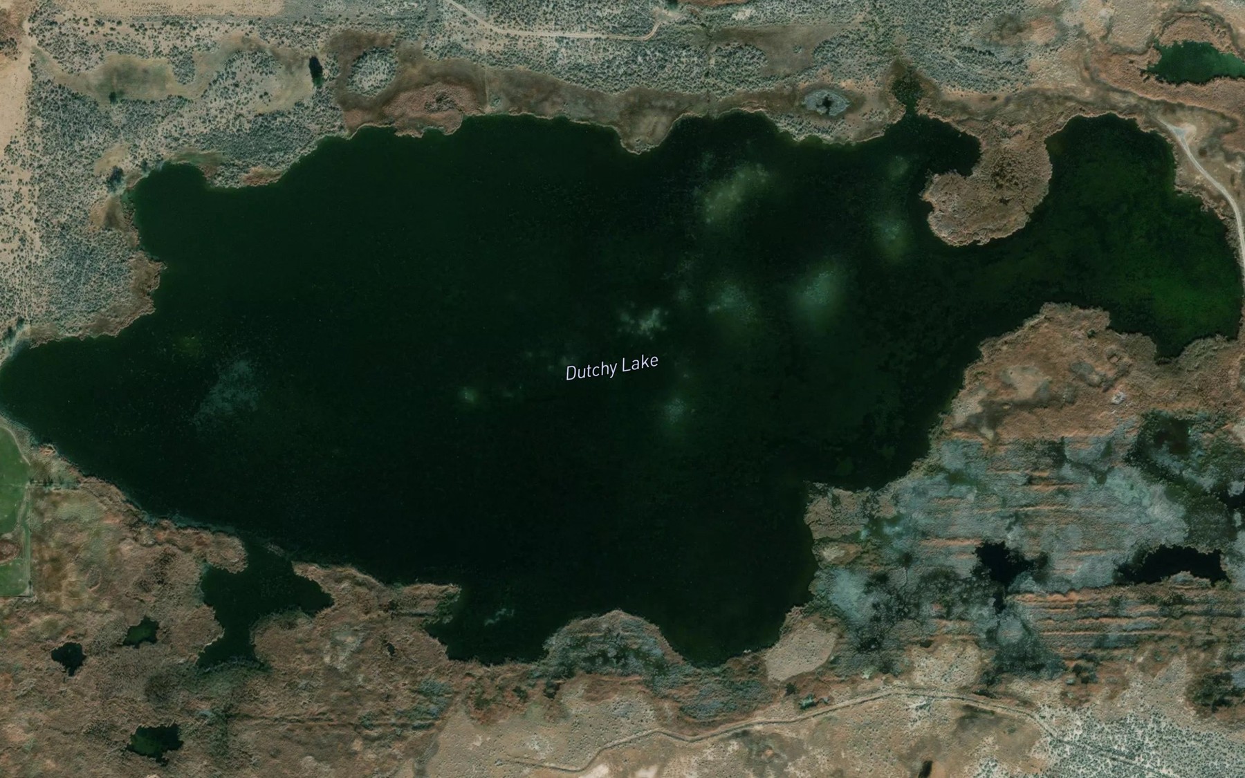 Satellite map of the Dutchy Lake