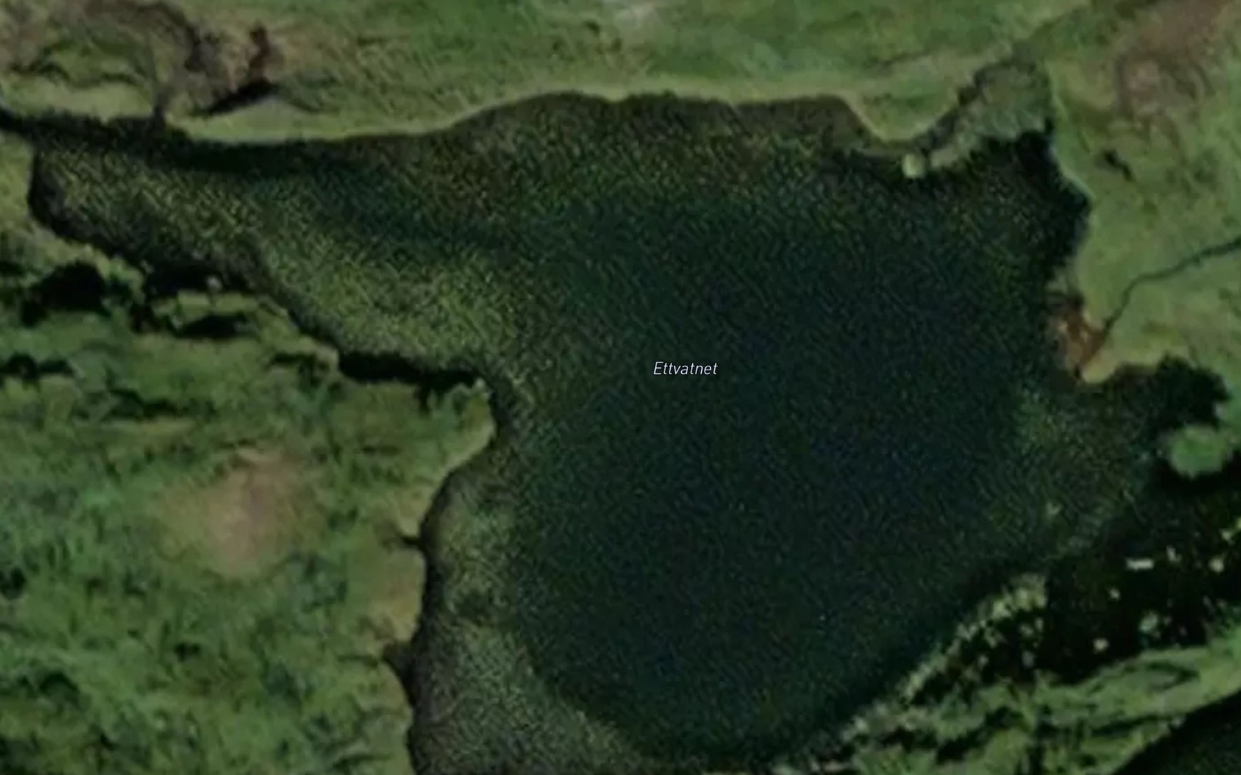 Satellite map of the Ettvatnet