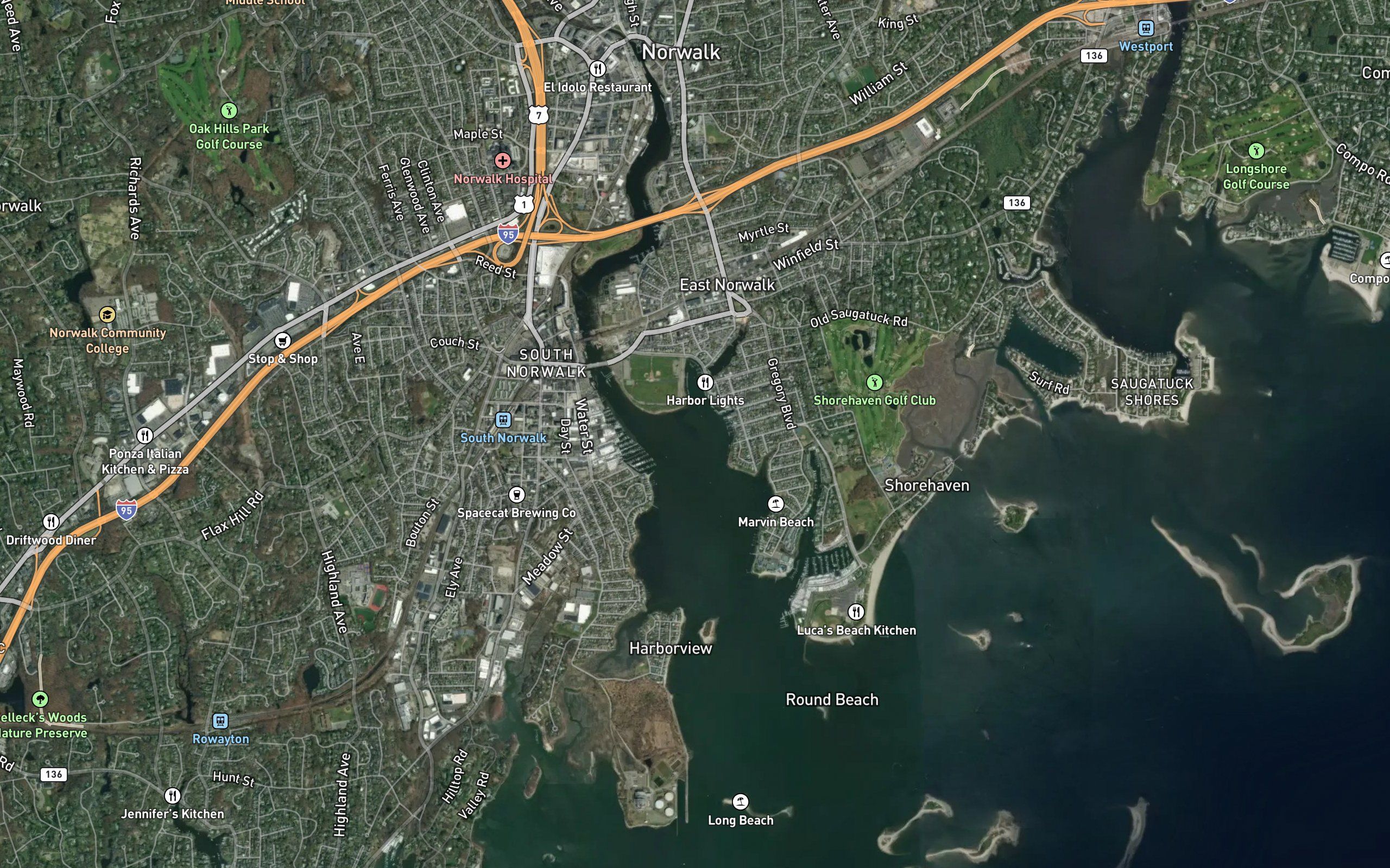 East Norwalk Harbor