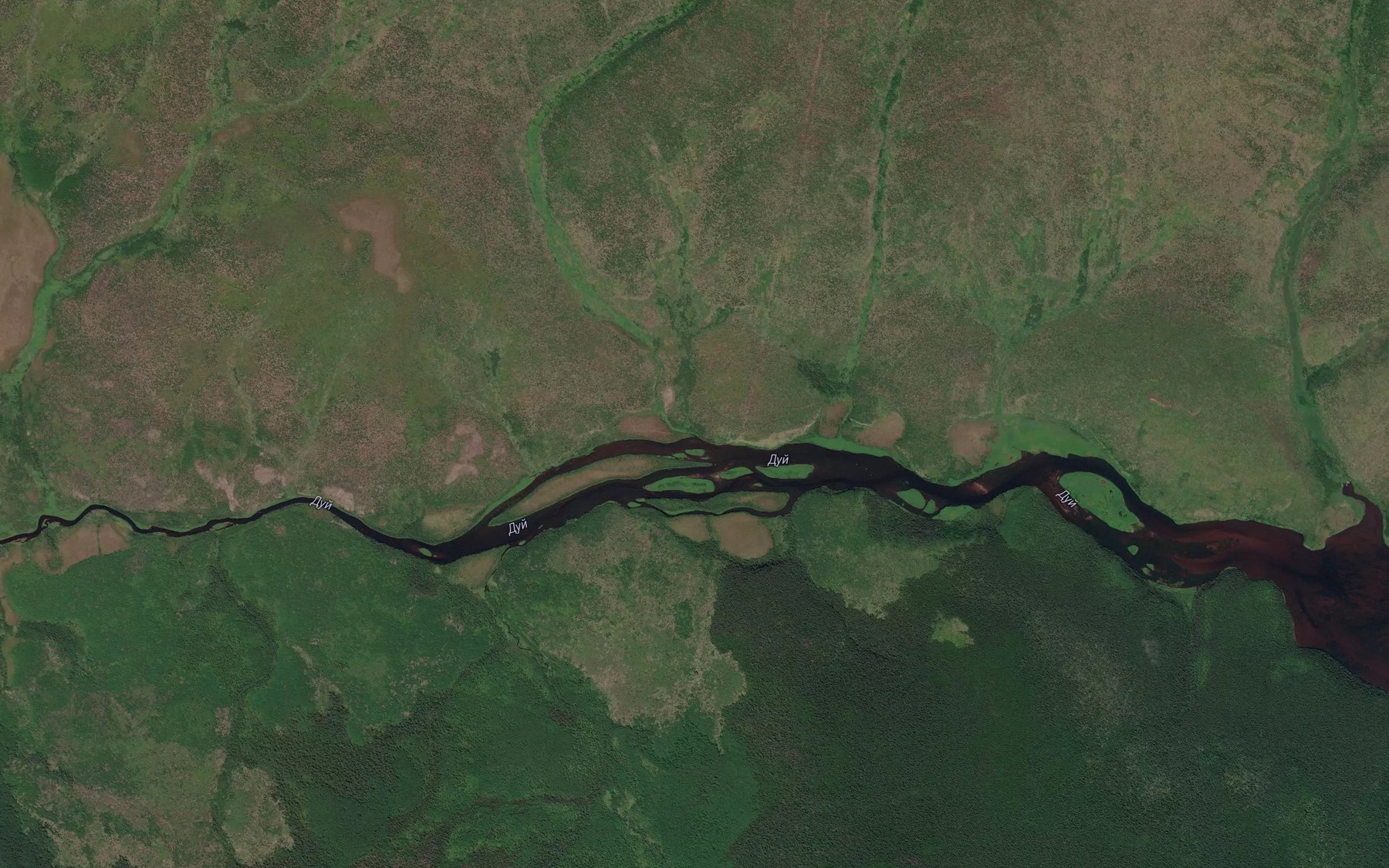 Satellite map of the Ink