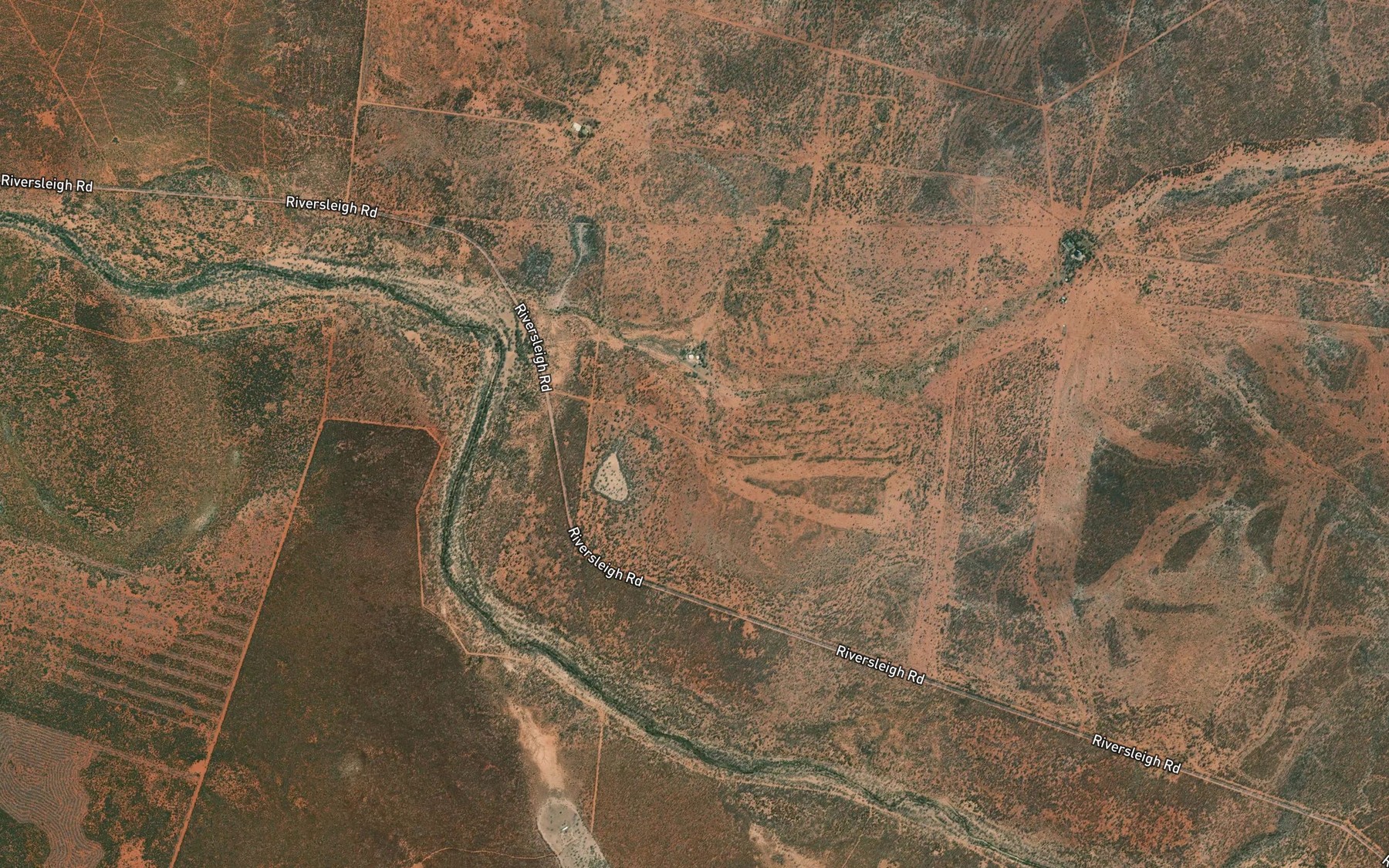 Satellite map of the Prairie Flat