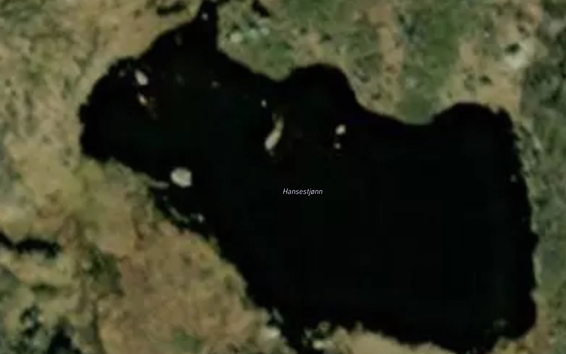 Satellite map of the Hansestjonn