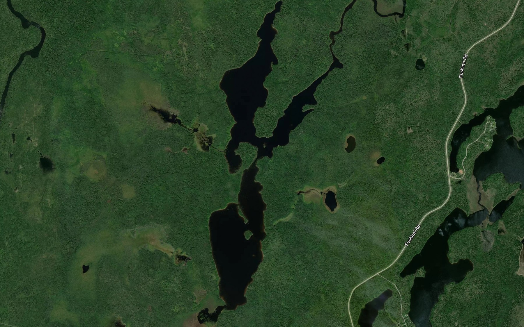 Satellite map of the St. Joseph Lake
