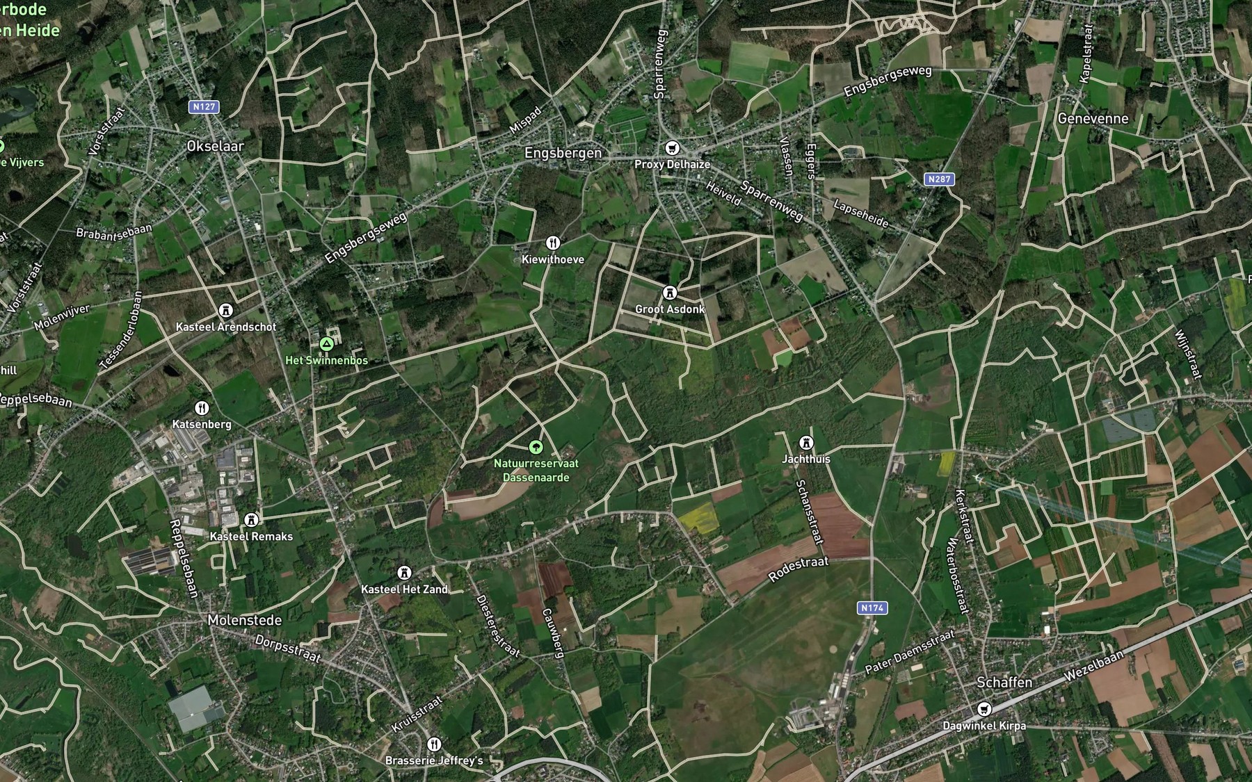 Satellite map of the Grotebeek