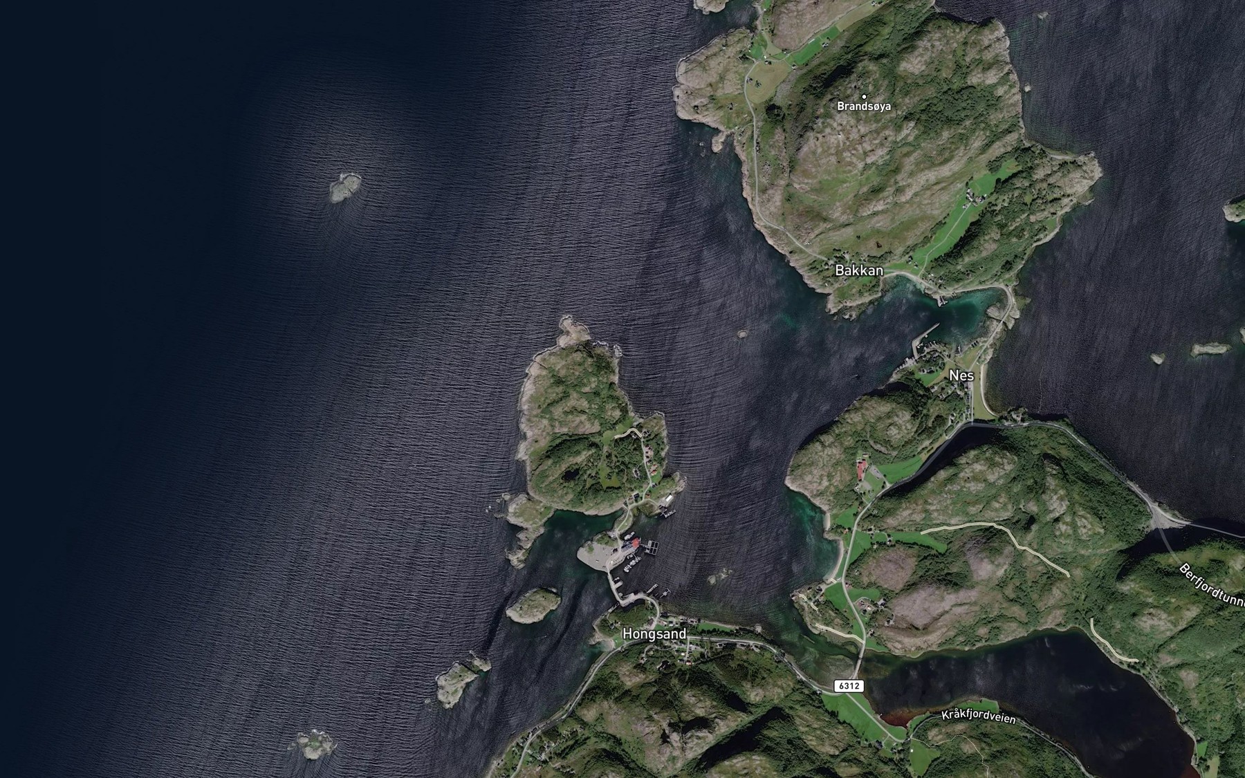 Satellite map of the Sommarfjosvika