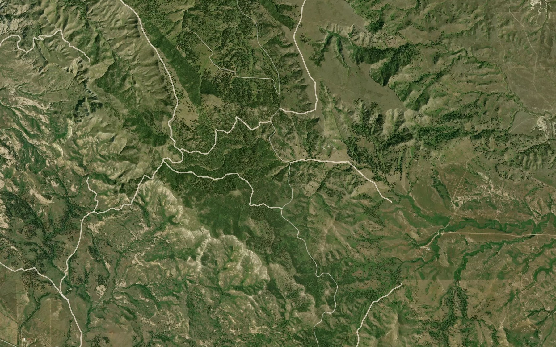 Satellite map of the Ward Spring Number 1