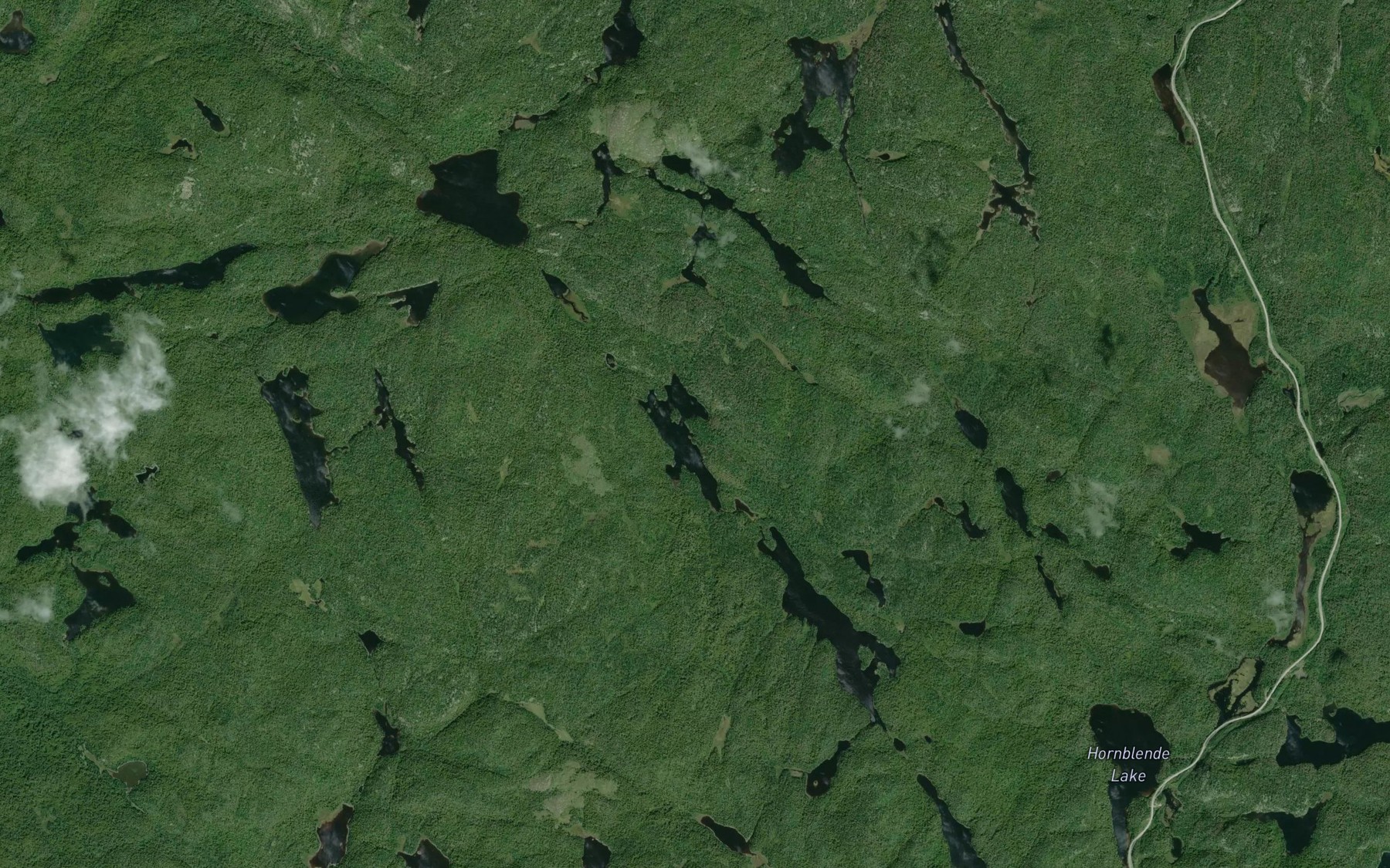 Satellite map of the The Third Lake