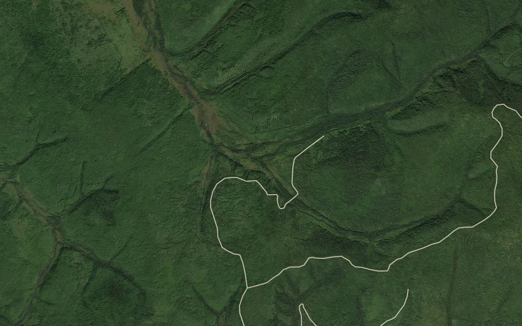Satellite map of the Taastakh