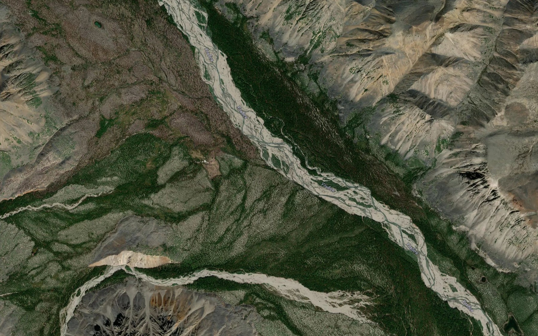 Satellite map of the Propavshiy