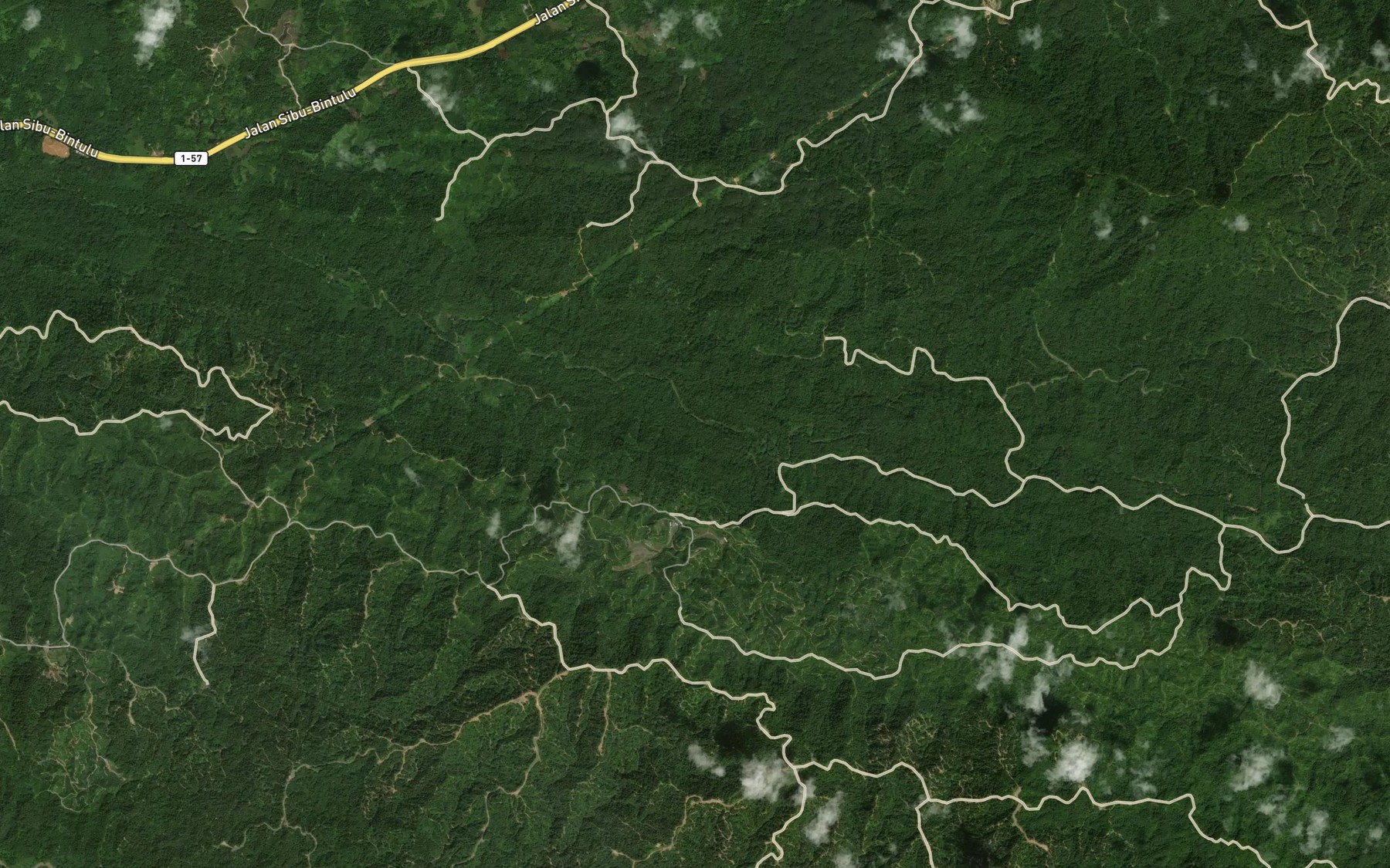 Satellite map of the Sungai Kawa